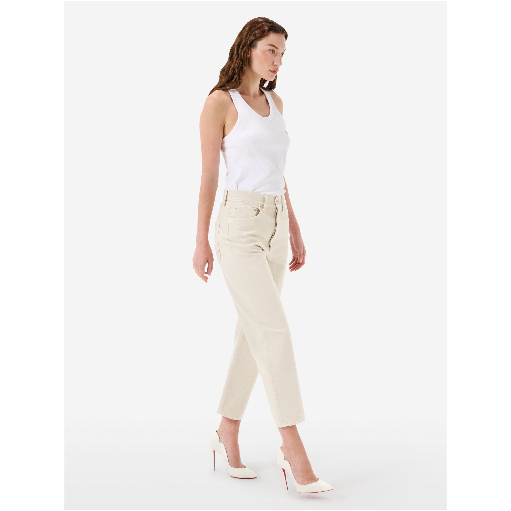 Bella '90s fit mid rise straight direct dyed