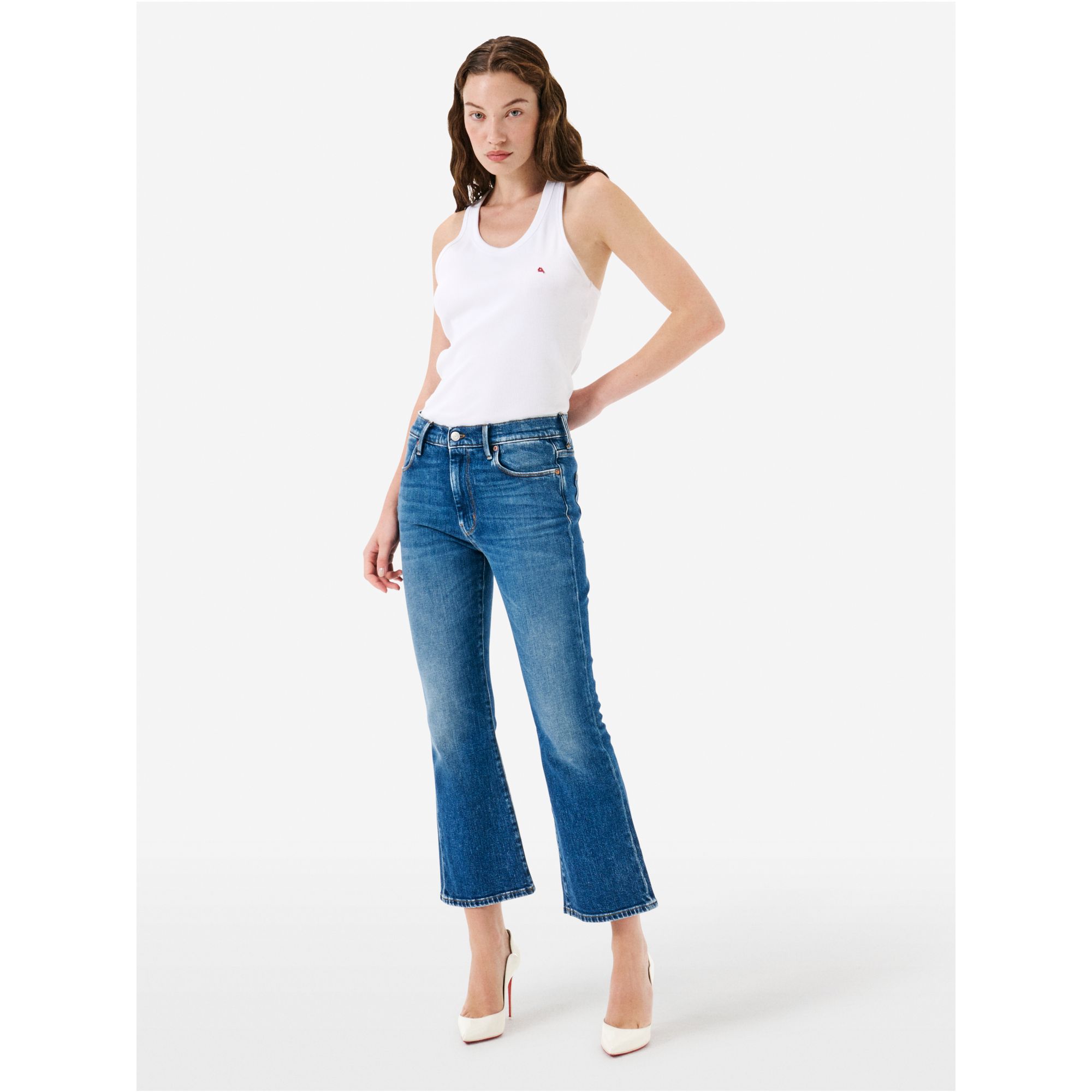 Kate new slim crop bootcut antique vintage