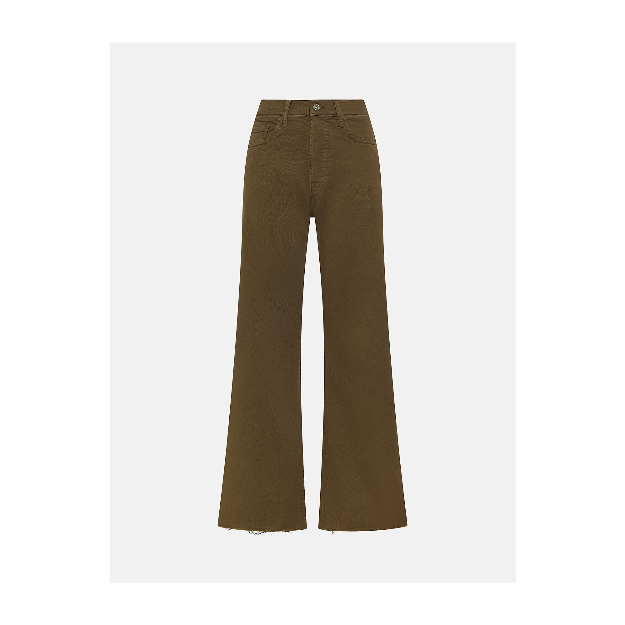 Luna mid rise flared reactive dyed row edge