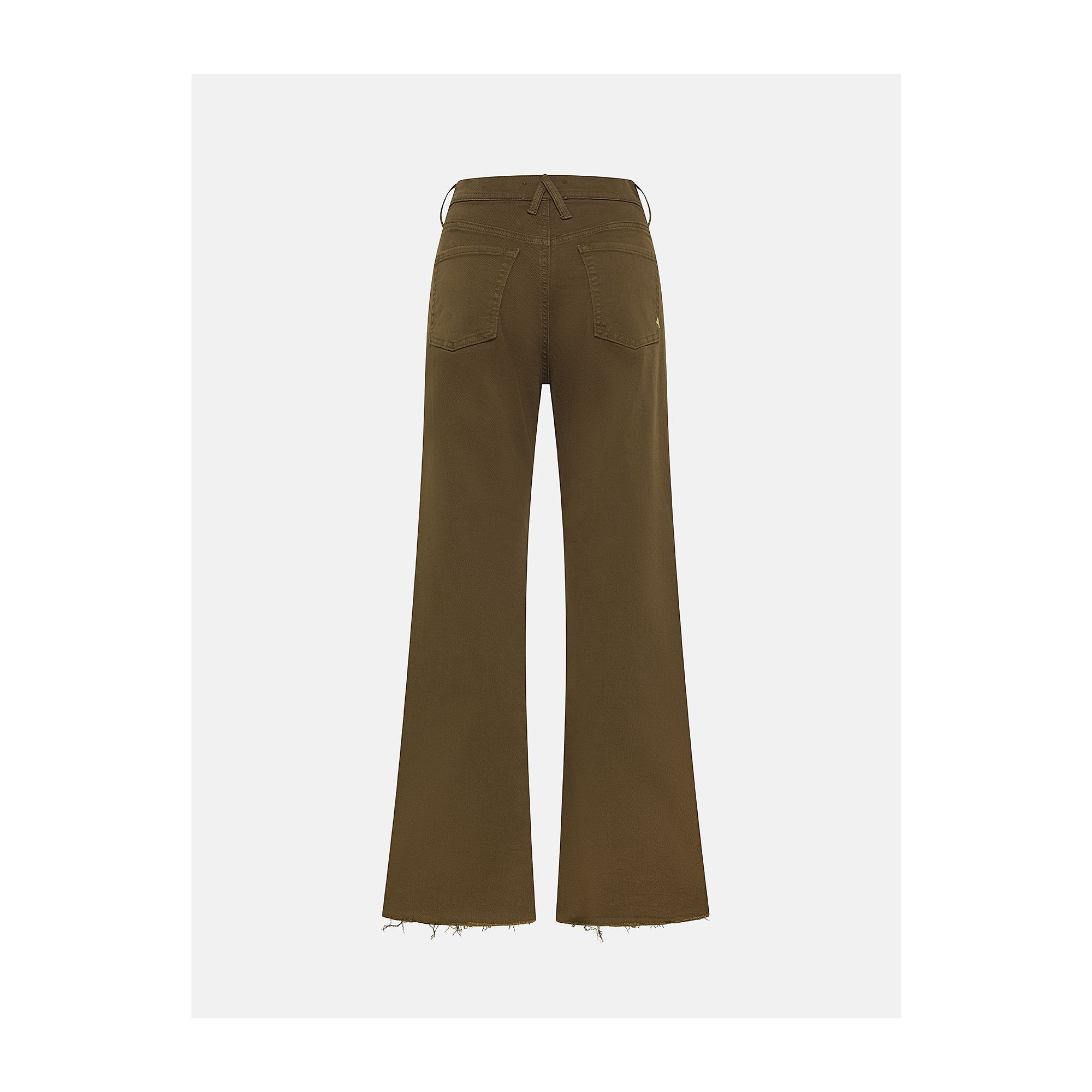Luna mid rise flared reactive dyed row edge