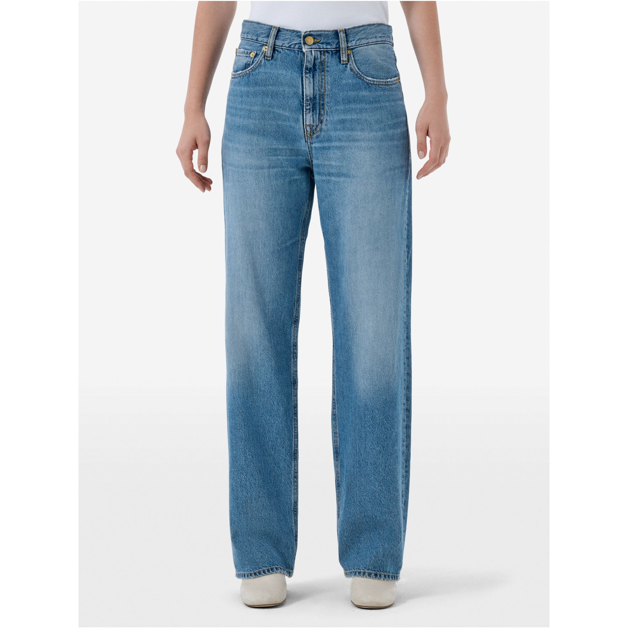 Mila low rise '90s fit mid tone natural vintage
