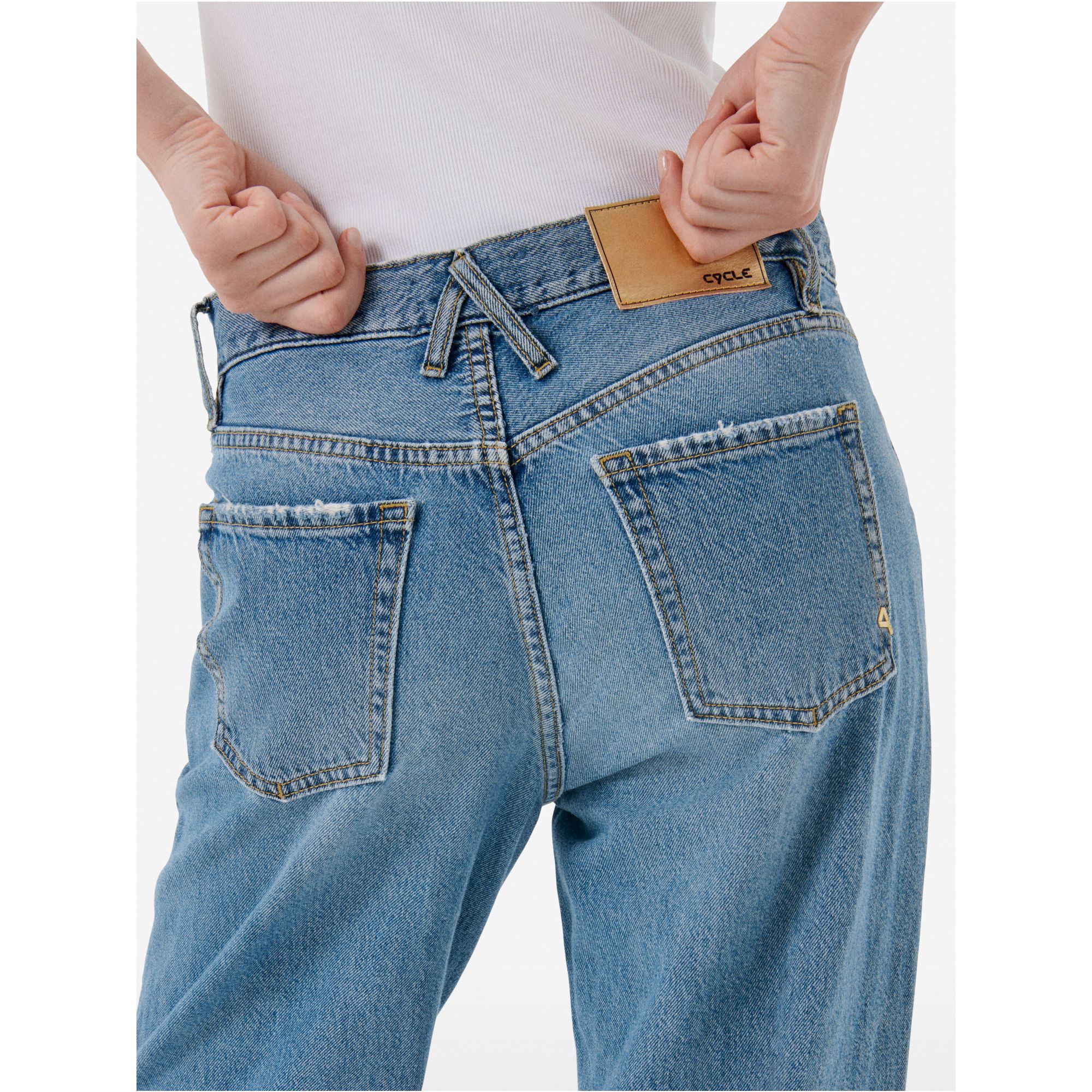 Mila low rise '90s fit mid tone natural vintage