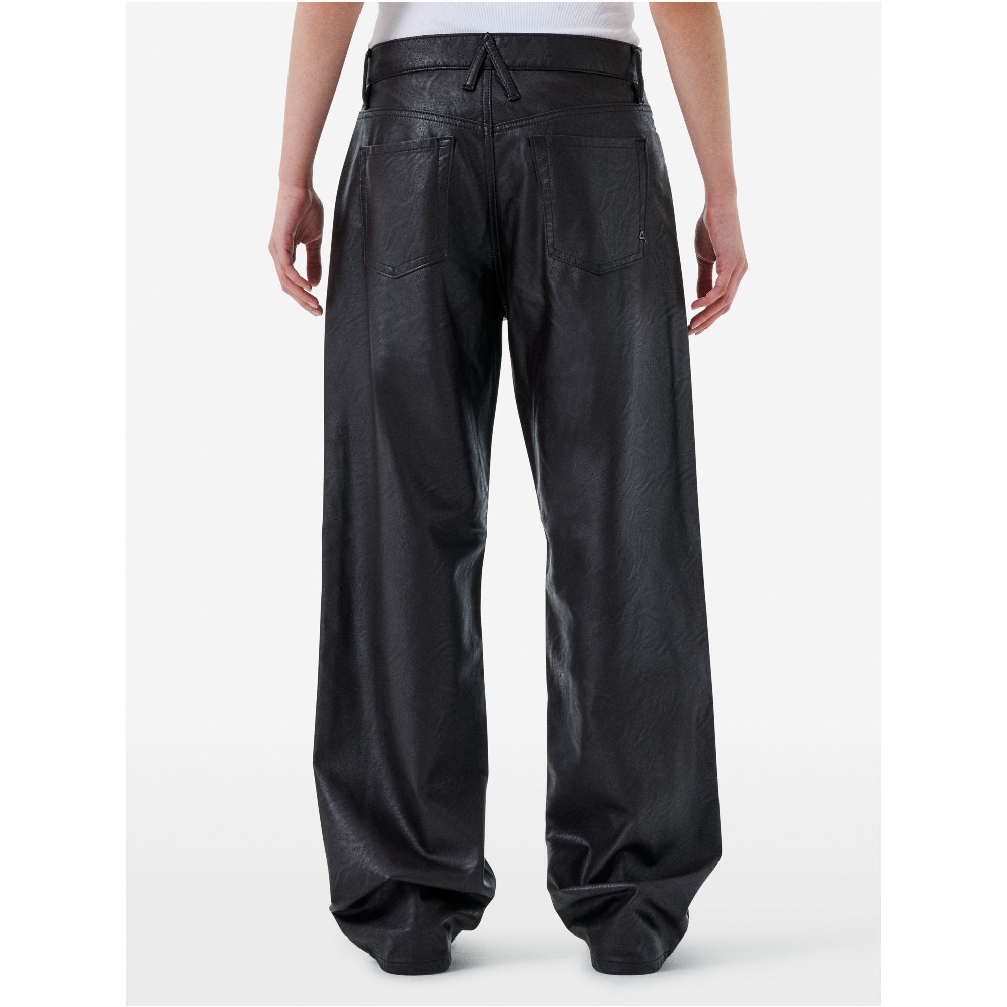 Mila low rise '90s fit eco leather rinse wash