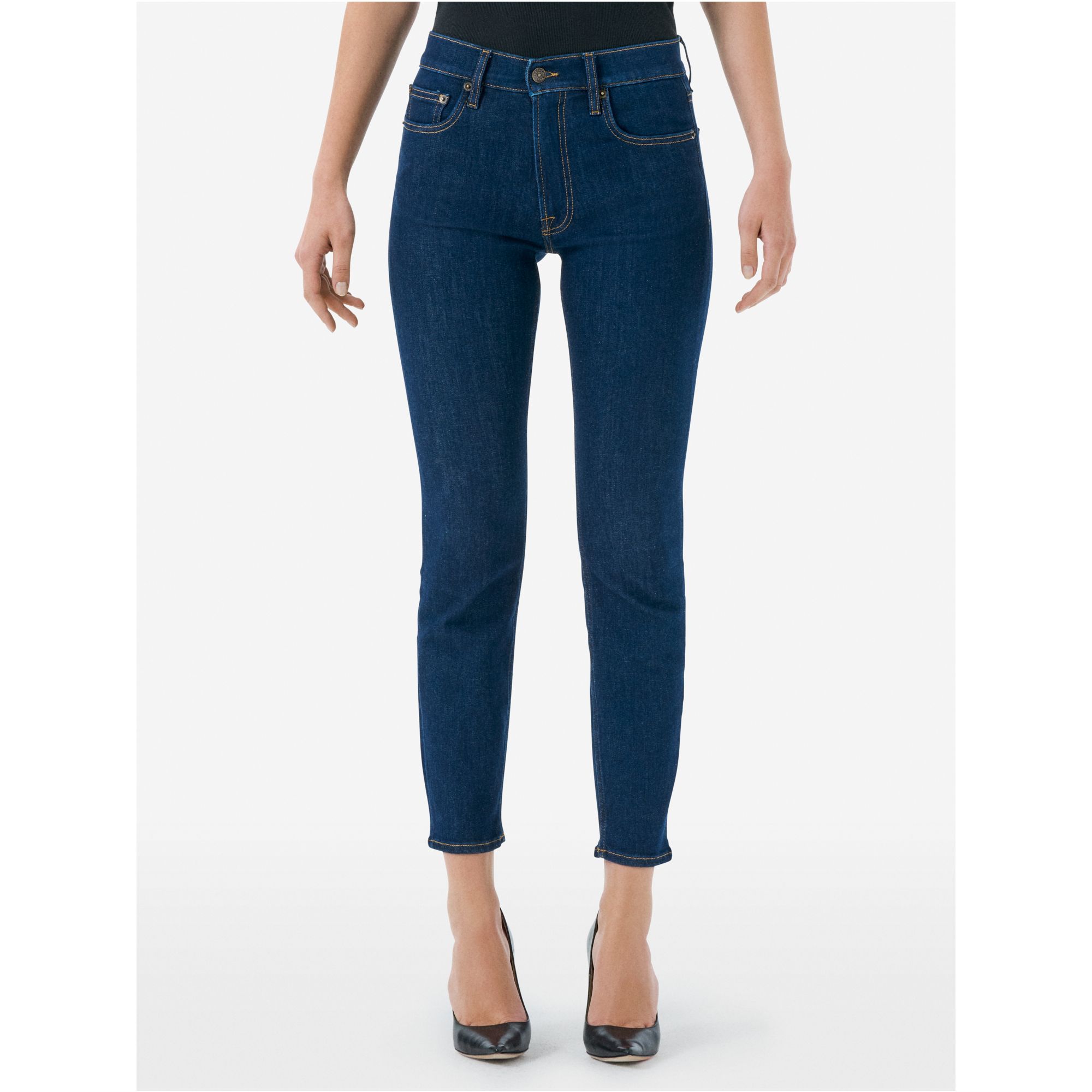 Body slim high rise rinse wash