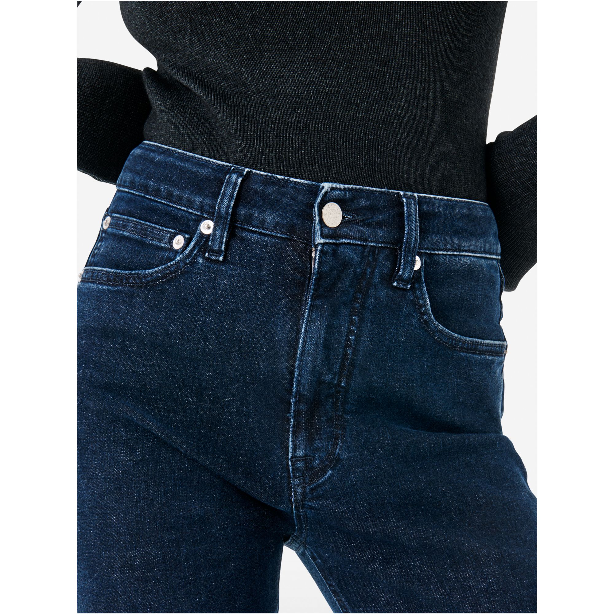 Eva skinny super high rise eco enzyme stone wash