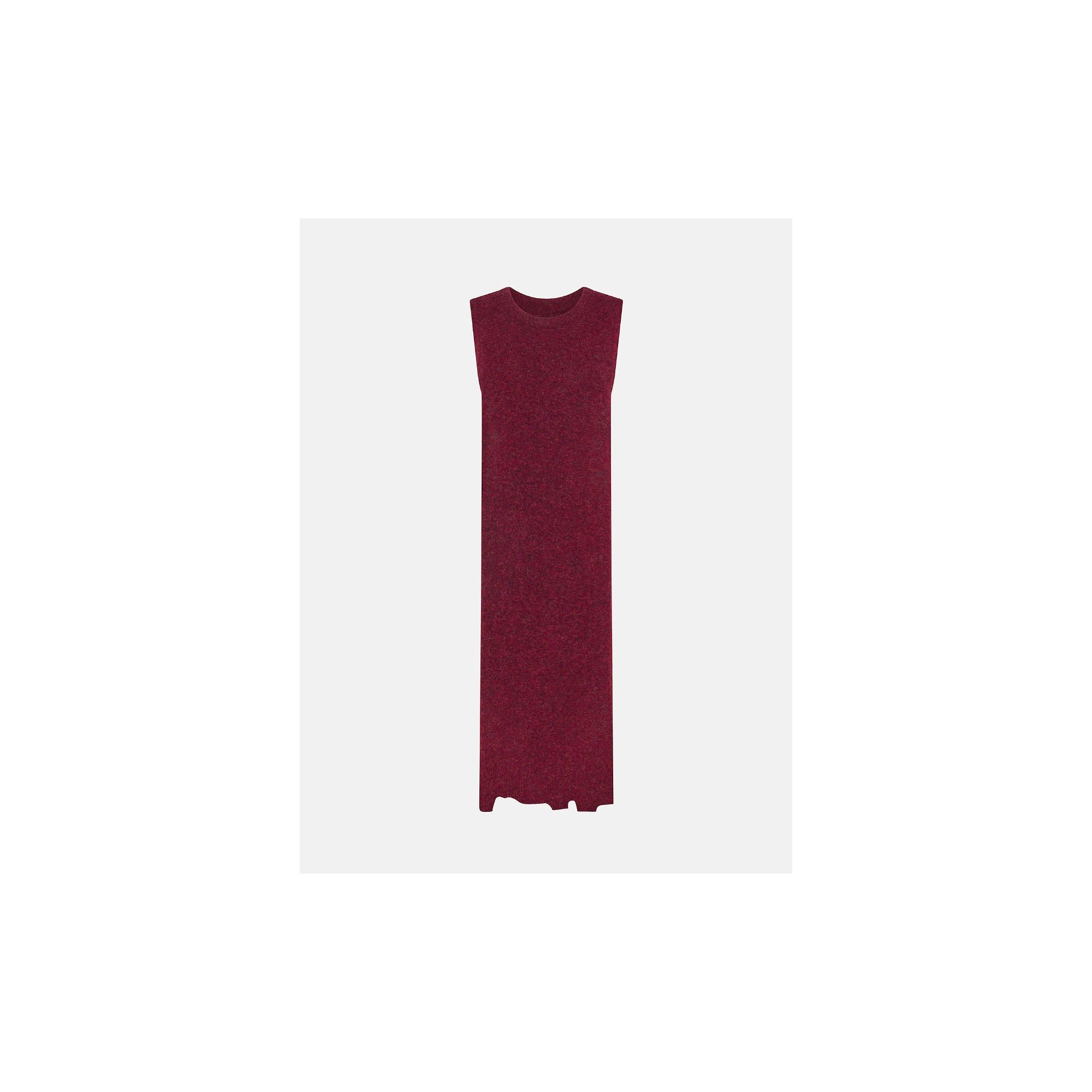 Scarf plain knit alpaca