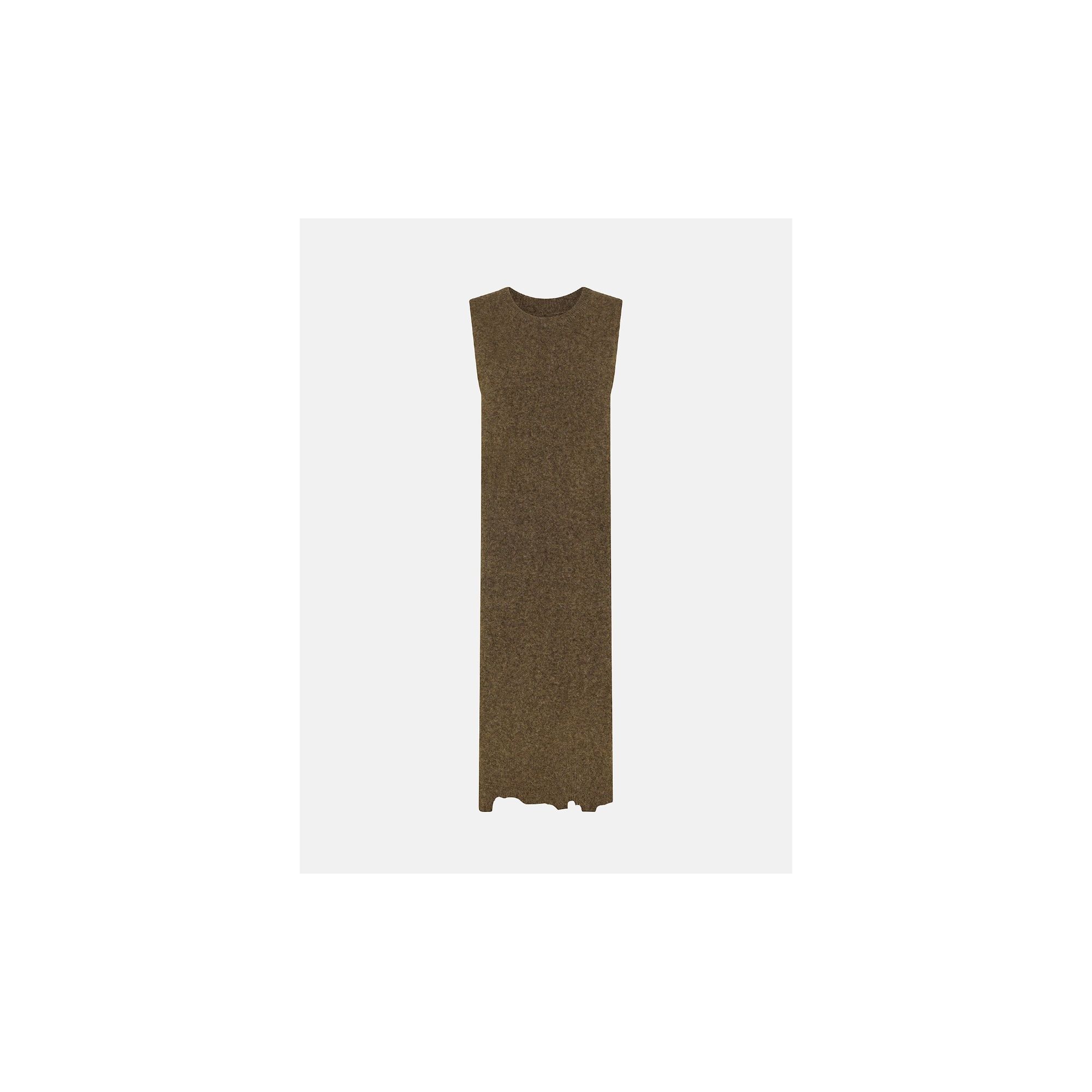 Scarf plain knit alpaca