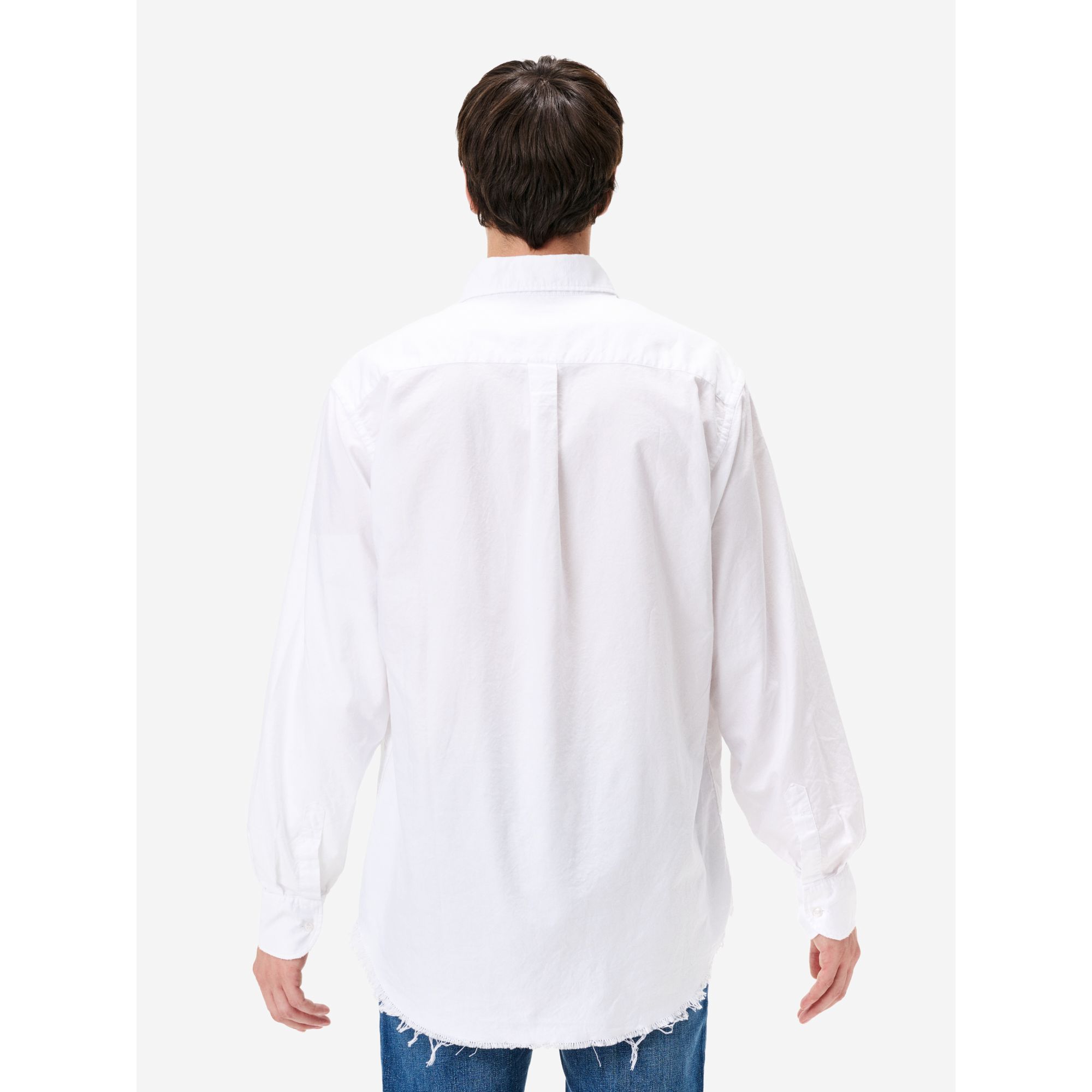 Rino regular shirt stone wash destroyed edge