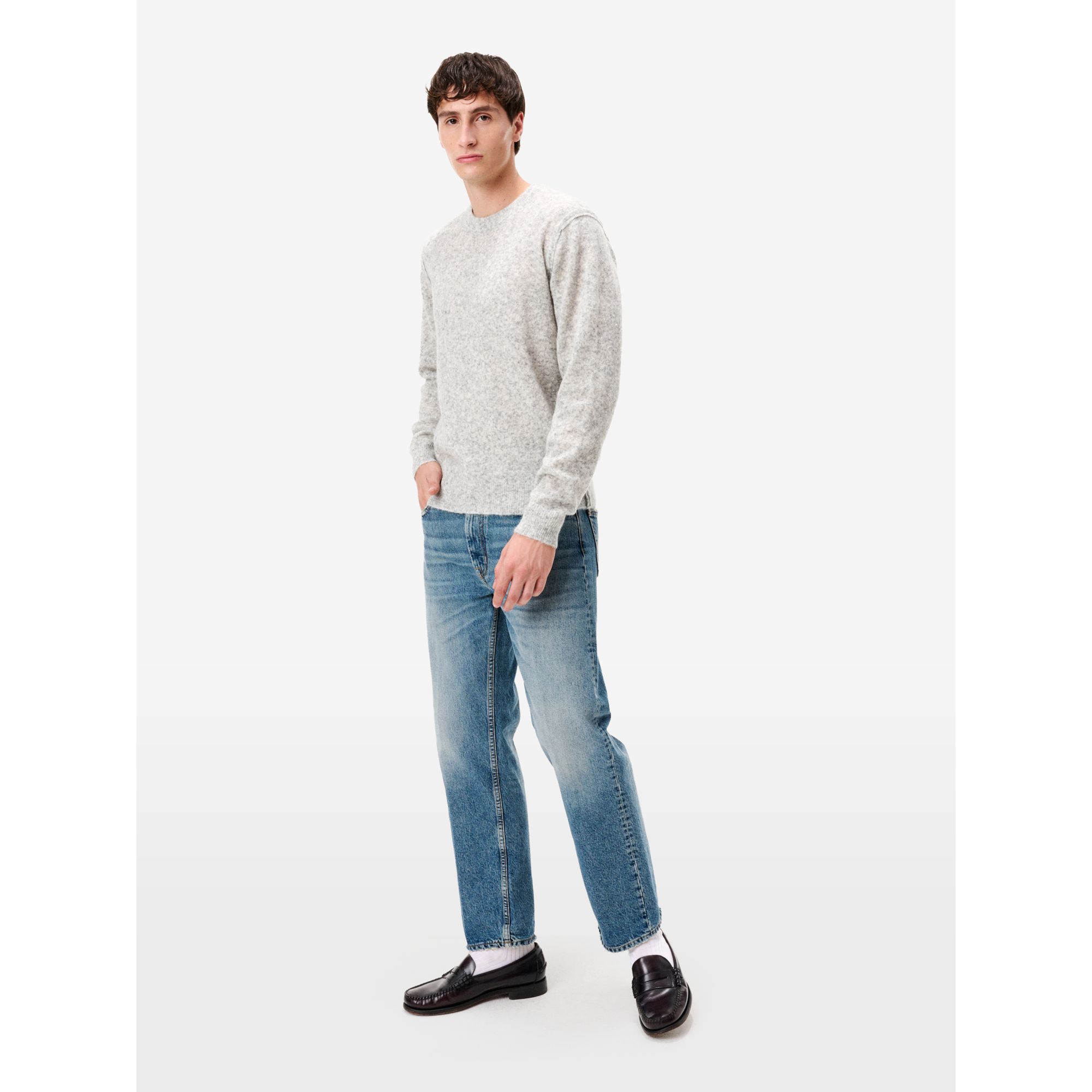Omar round neck alpaca