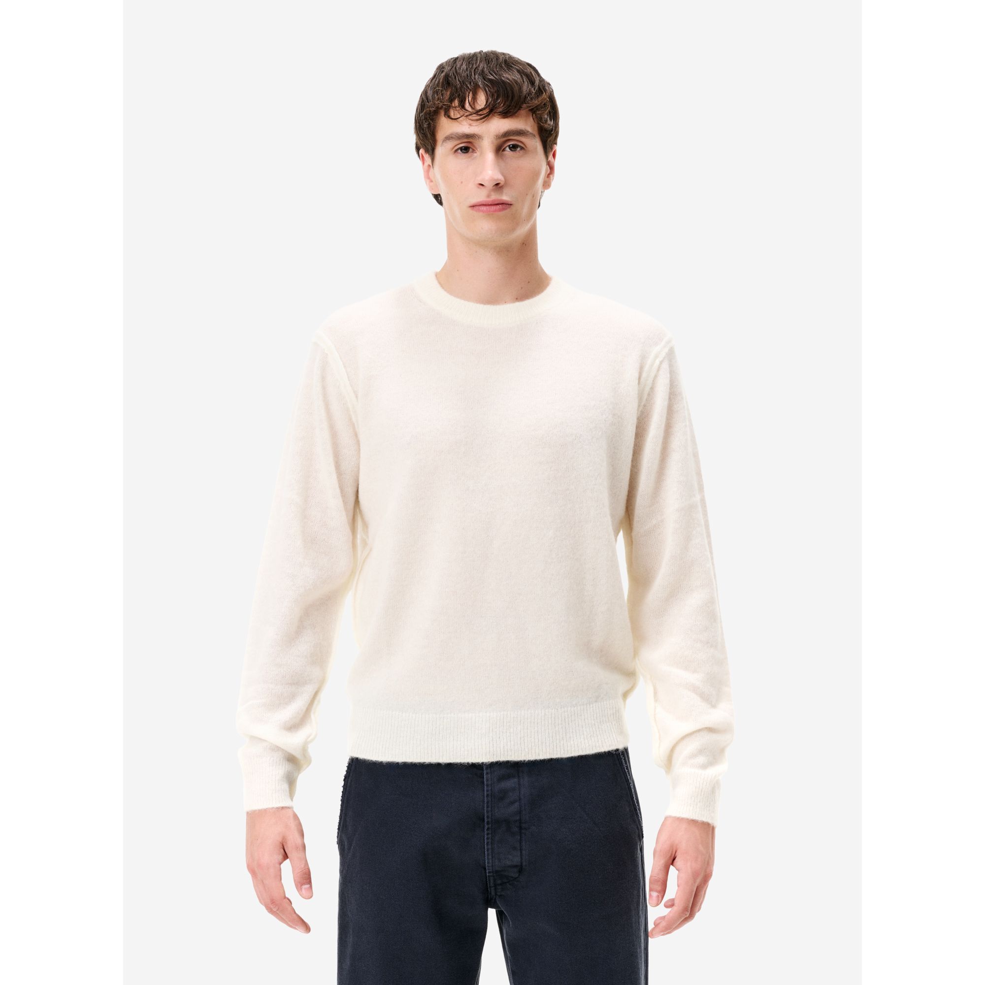Omar round neck alpaca