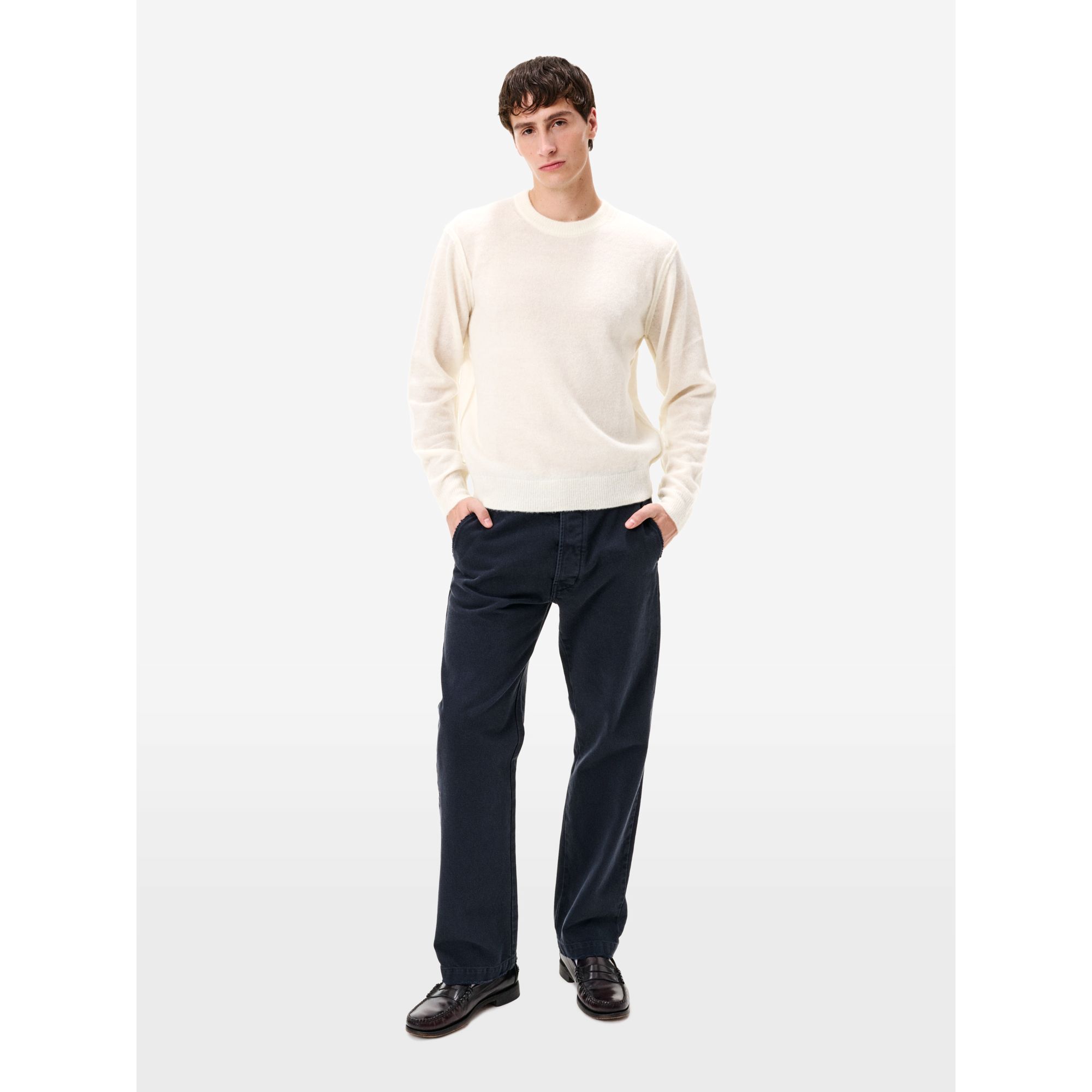 Omar round neck alpaca