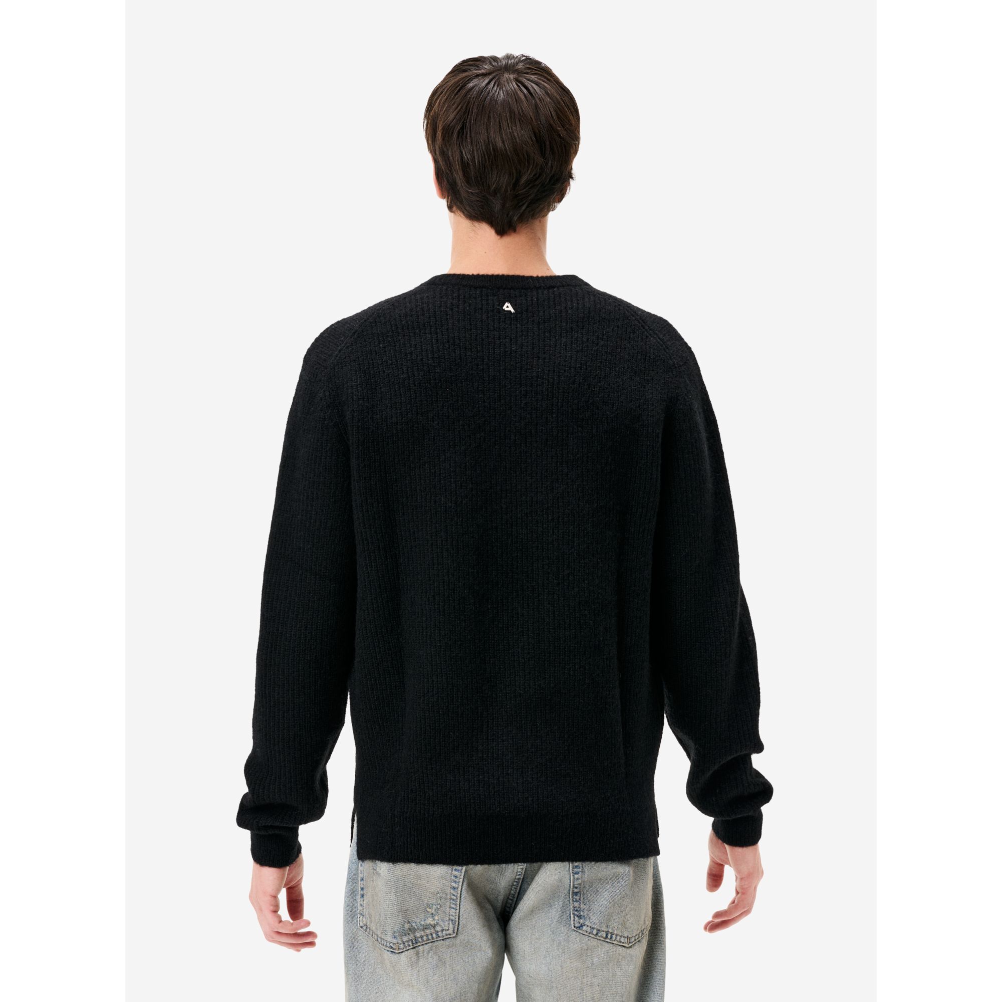 Remo round neck english rib alpaca