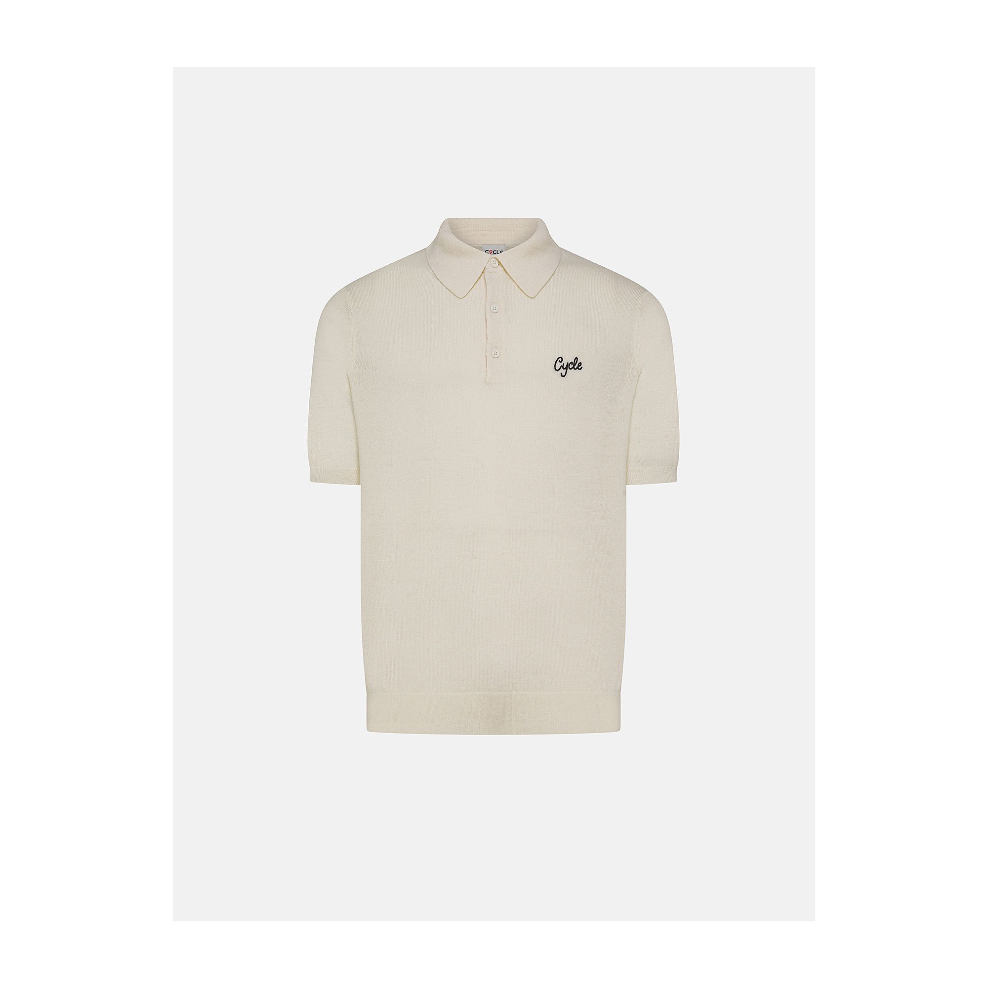 Off white Merino wool-blend Aldo polo shirt