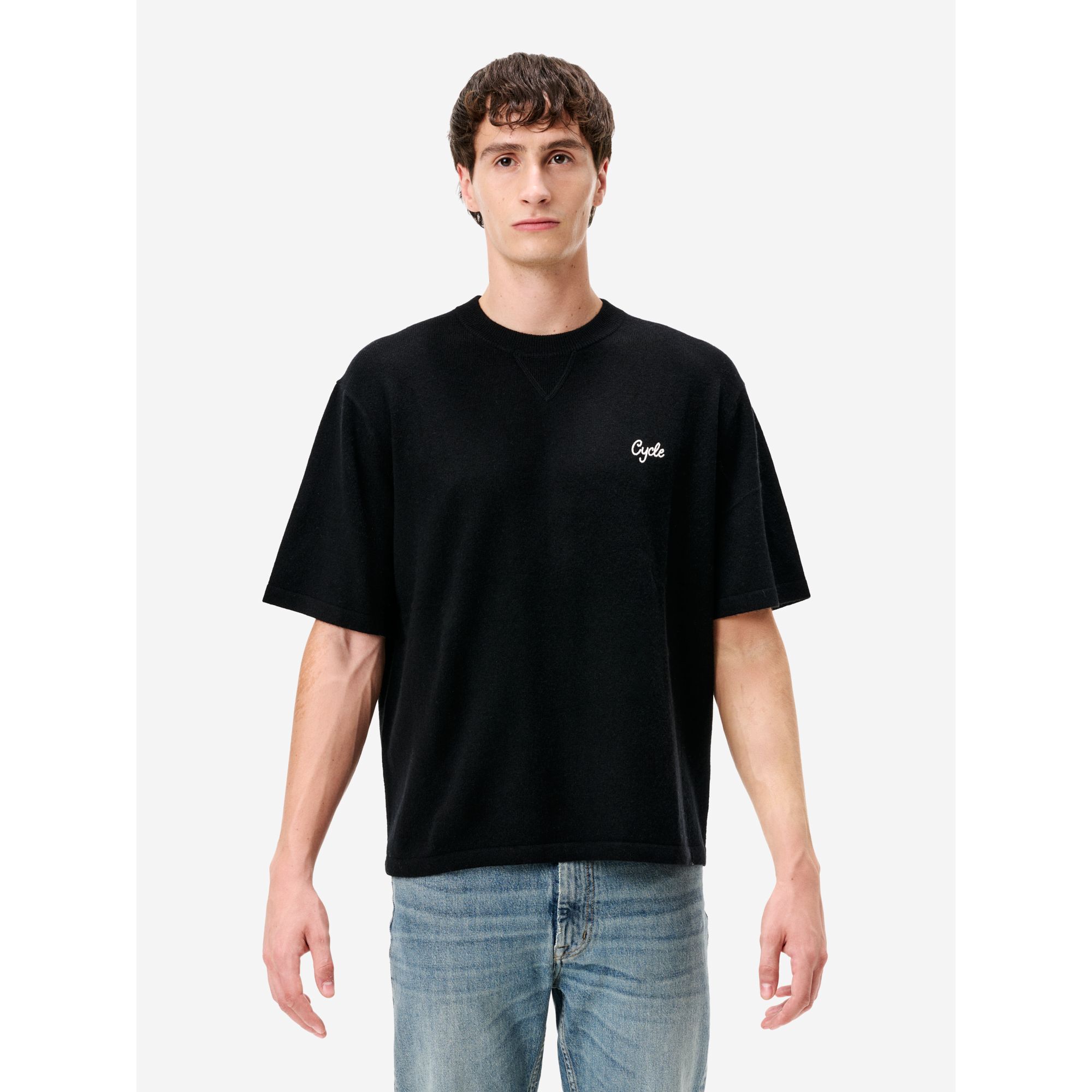 Gino t-shirt s/s merinos/cashmere