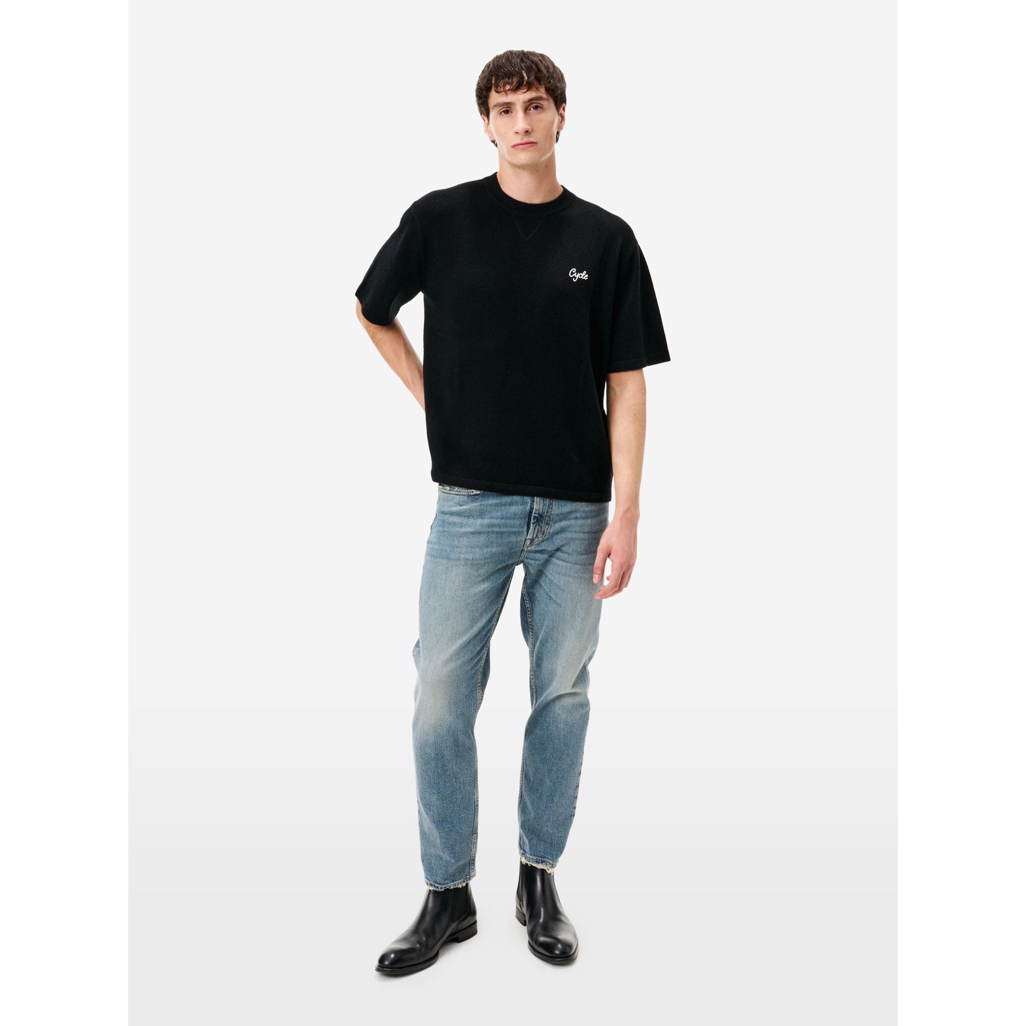 Gino t-shirt s/s merinos/cashmere