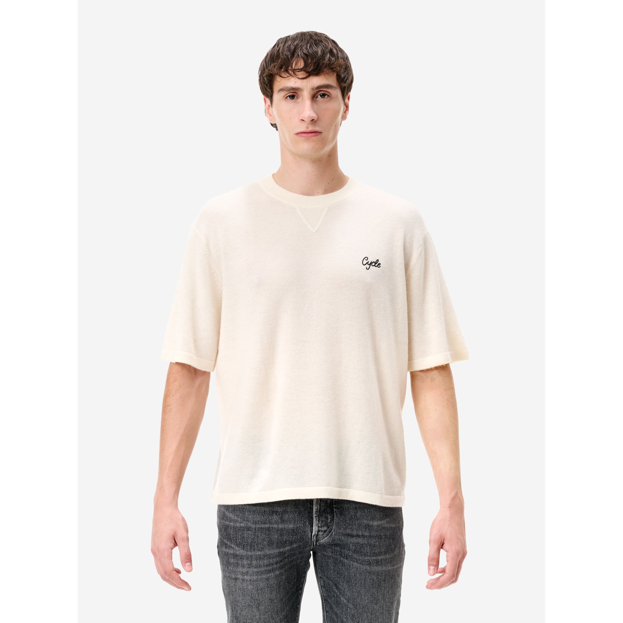 Gino t-shirt s/s merinos/cashmere