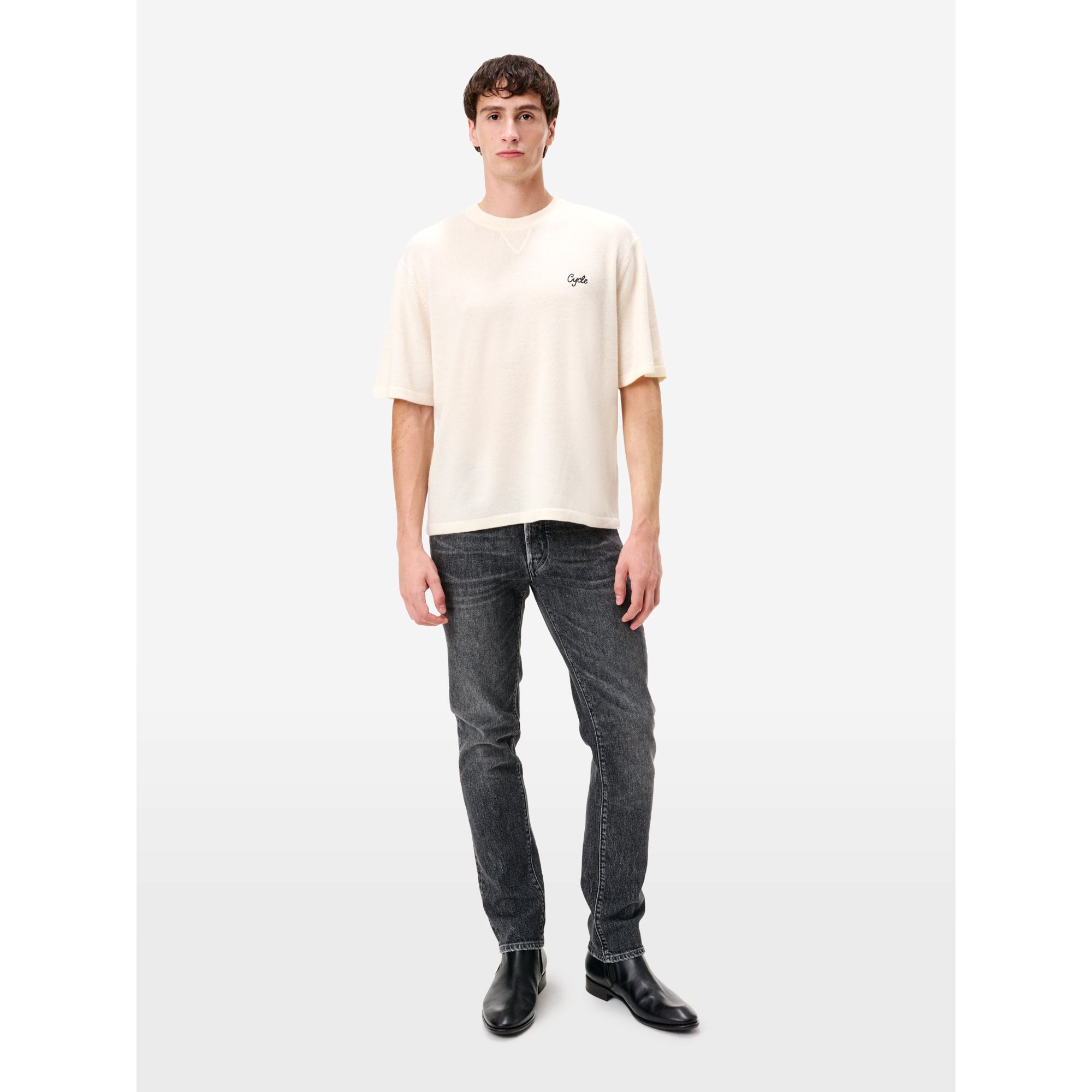 Gino t-shirt s/s merinos/cashmere
