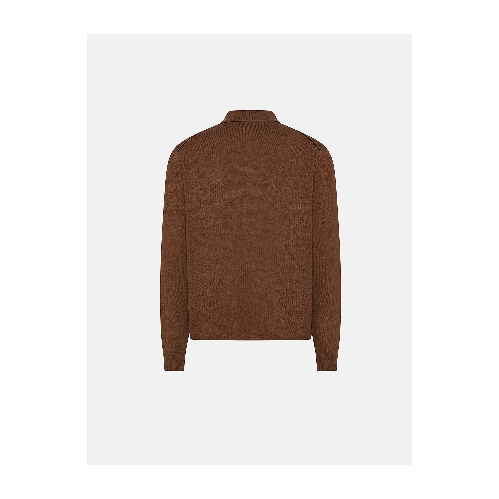 Havana merino wool-blend Lapo shirt