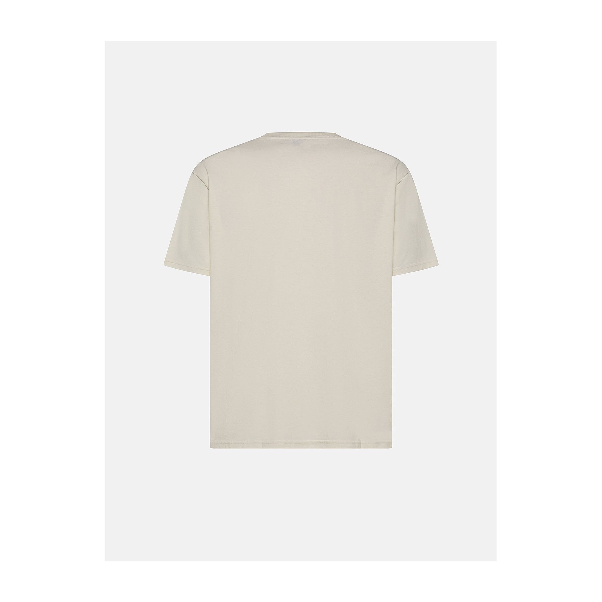 Stone grey pure cotton jersey Heritage T-shirt