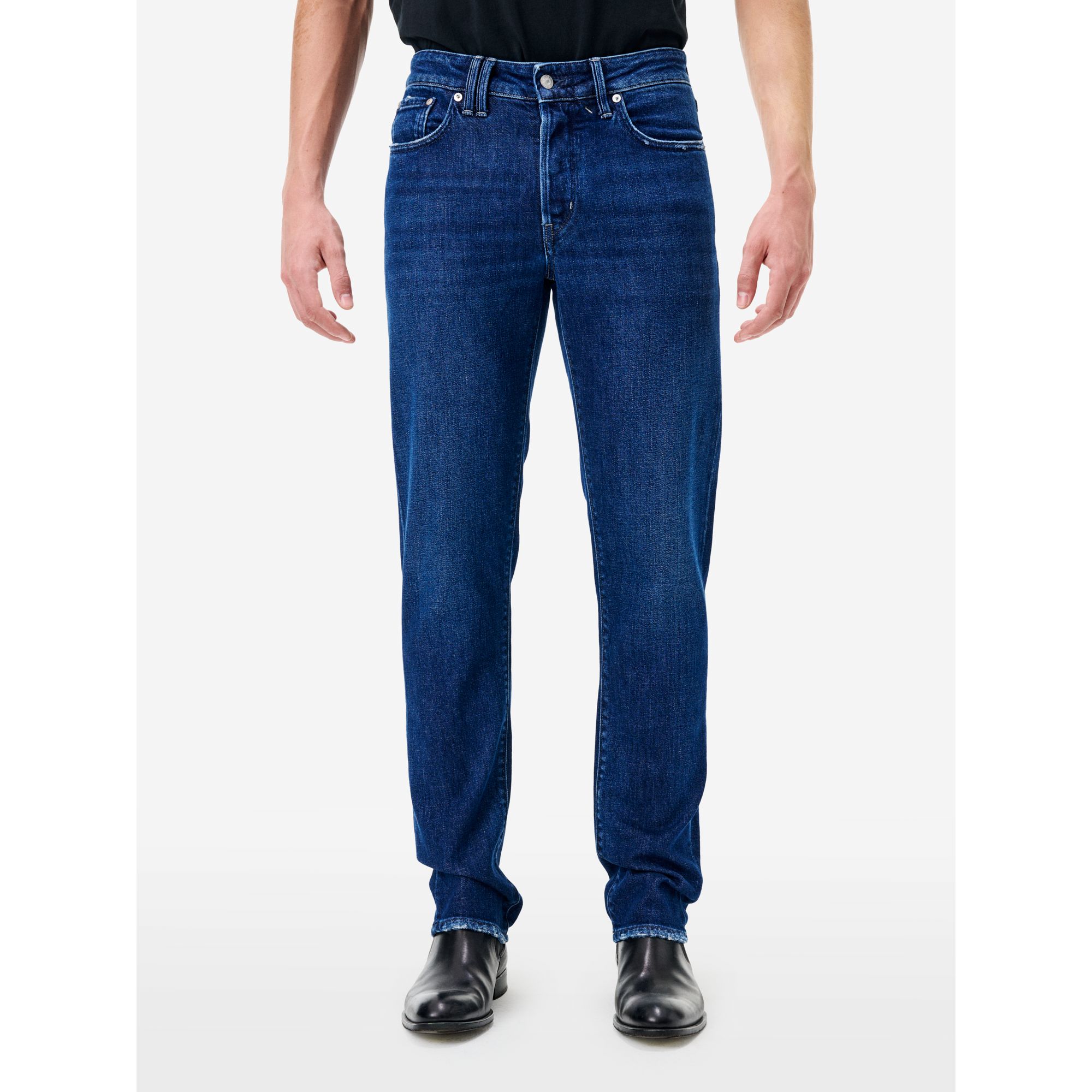 Slim fit medium vintage distressed