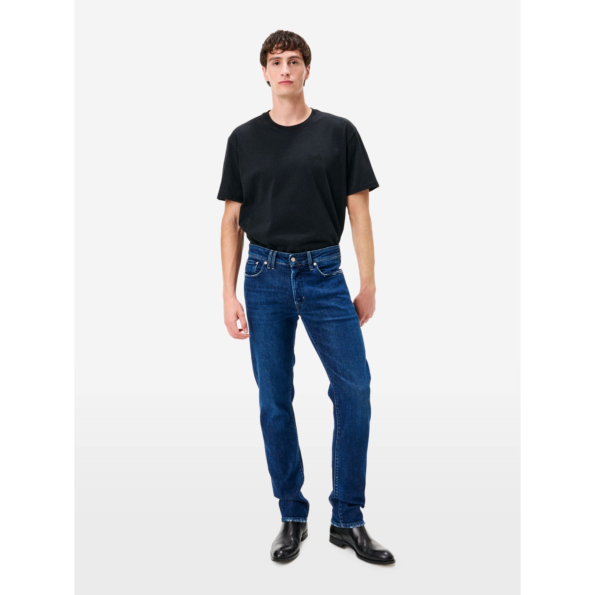 Slim fit medium vintage distressed