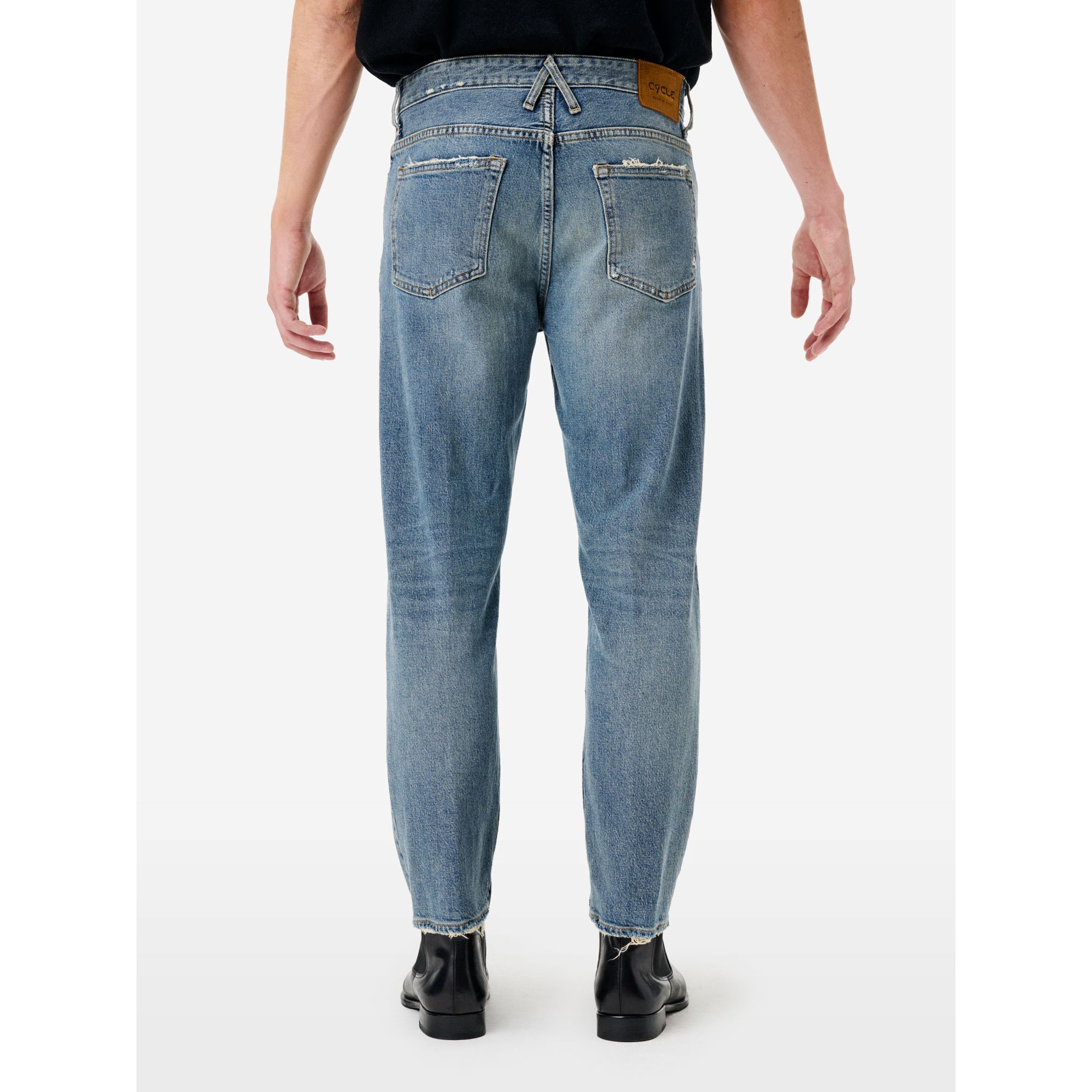 Lucky tapered fit distressed medium vintage