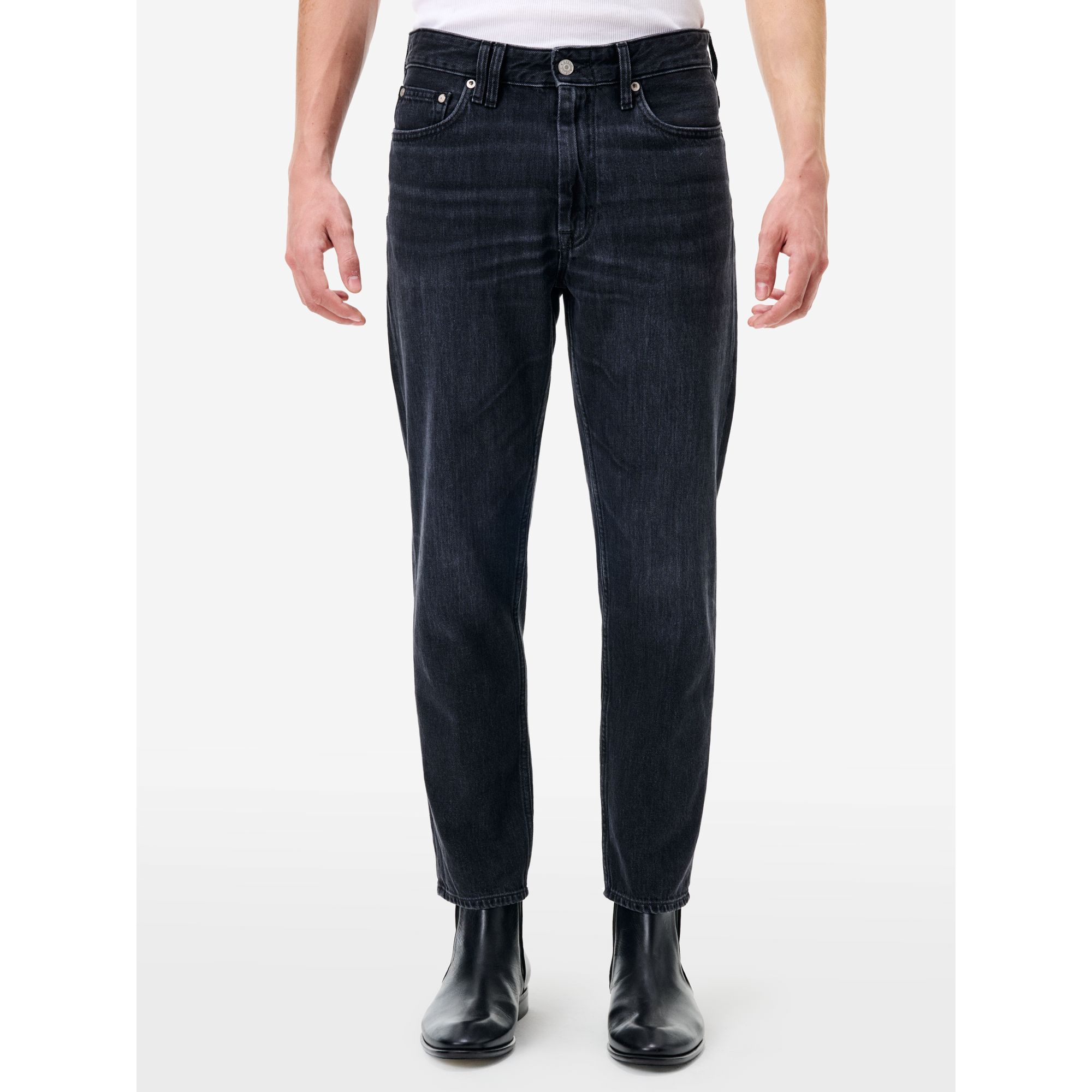 Jeans Lucky tapered fit effetto vintage nero