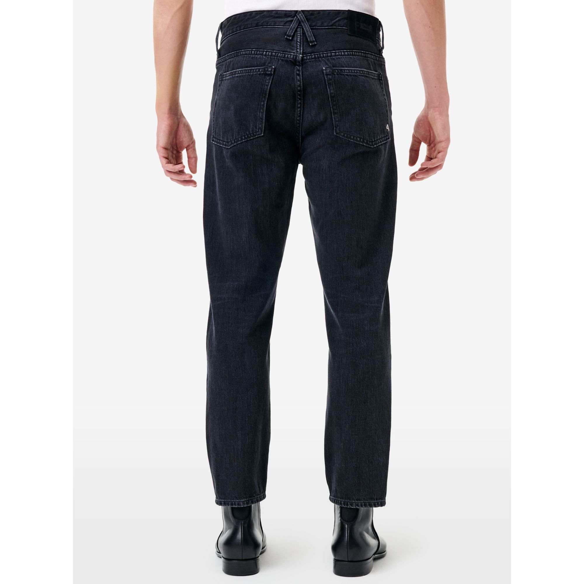 Jeans Lucky tapered fit effetto vintage nero