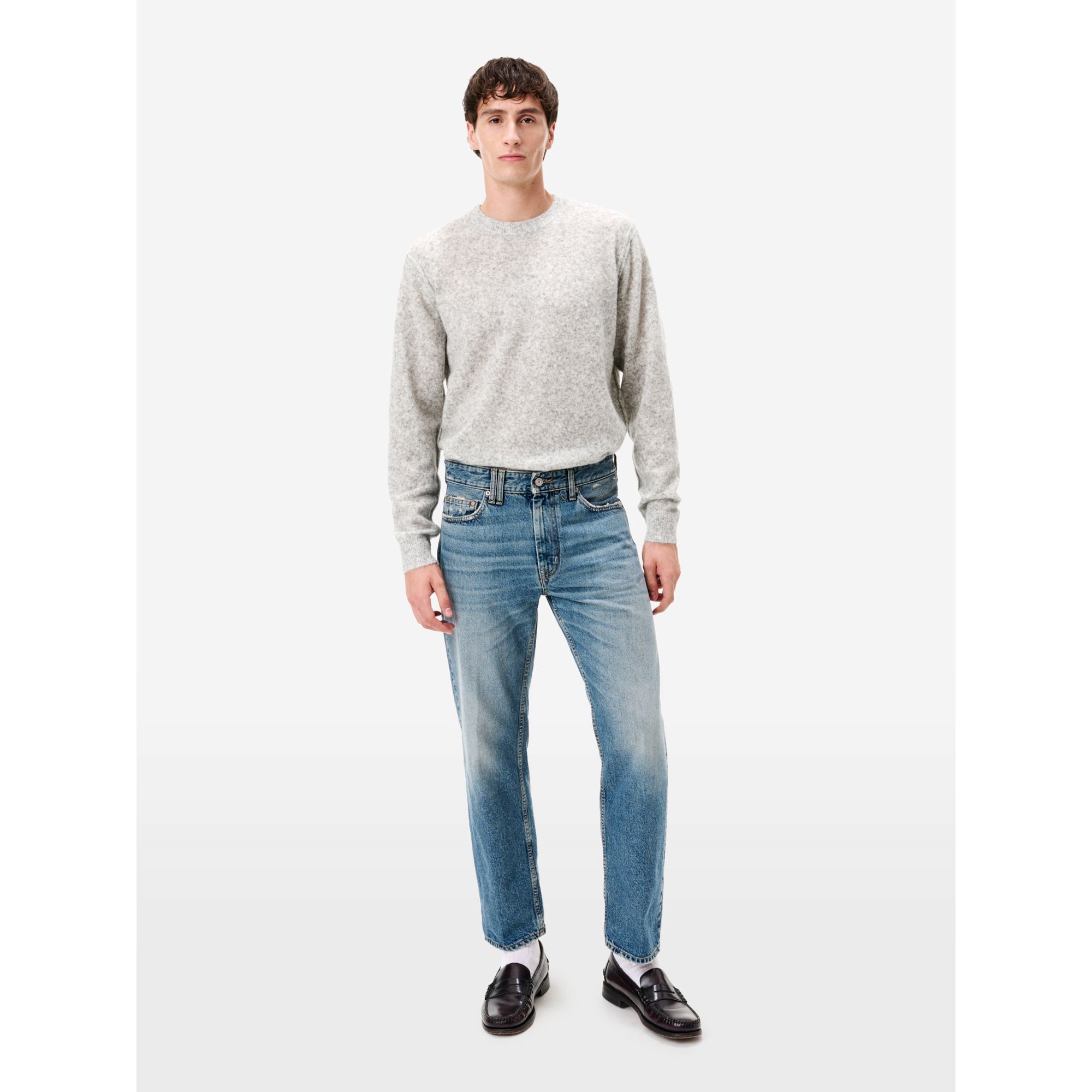 Jeans Wise straight fit effetto vintage navy blue