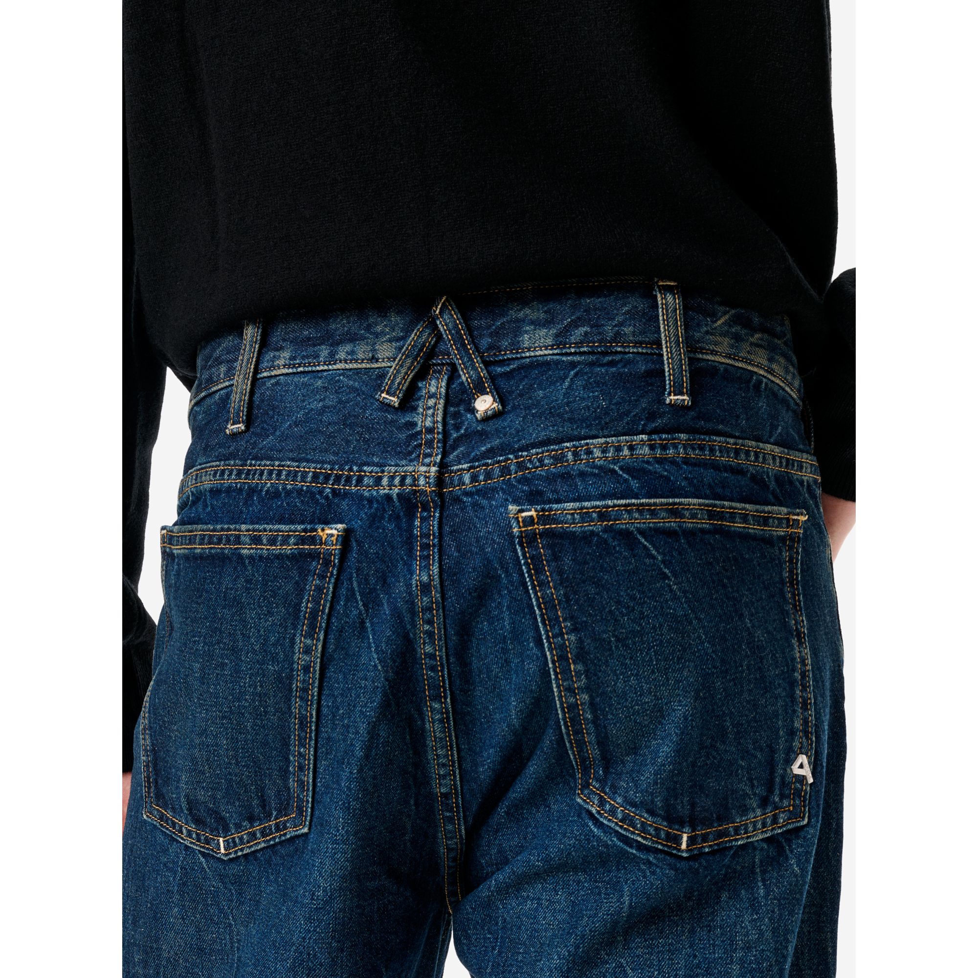 Jeans Bart wide fit effetto vintage blue profondo