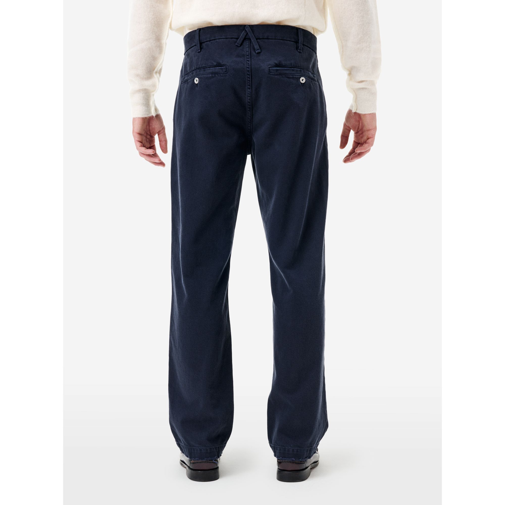 Jeans Full Chino a gamba dritta navy scuro