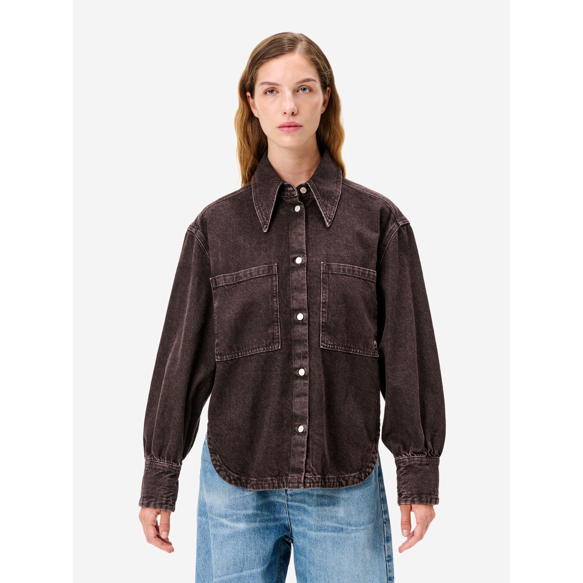 Kamala over shirt stone wash