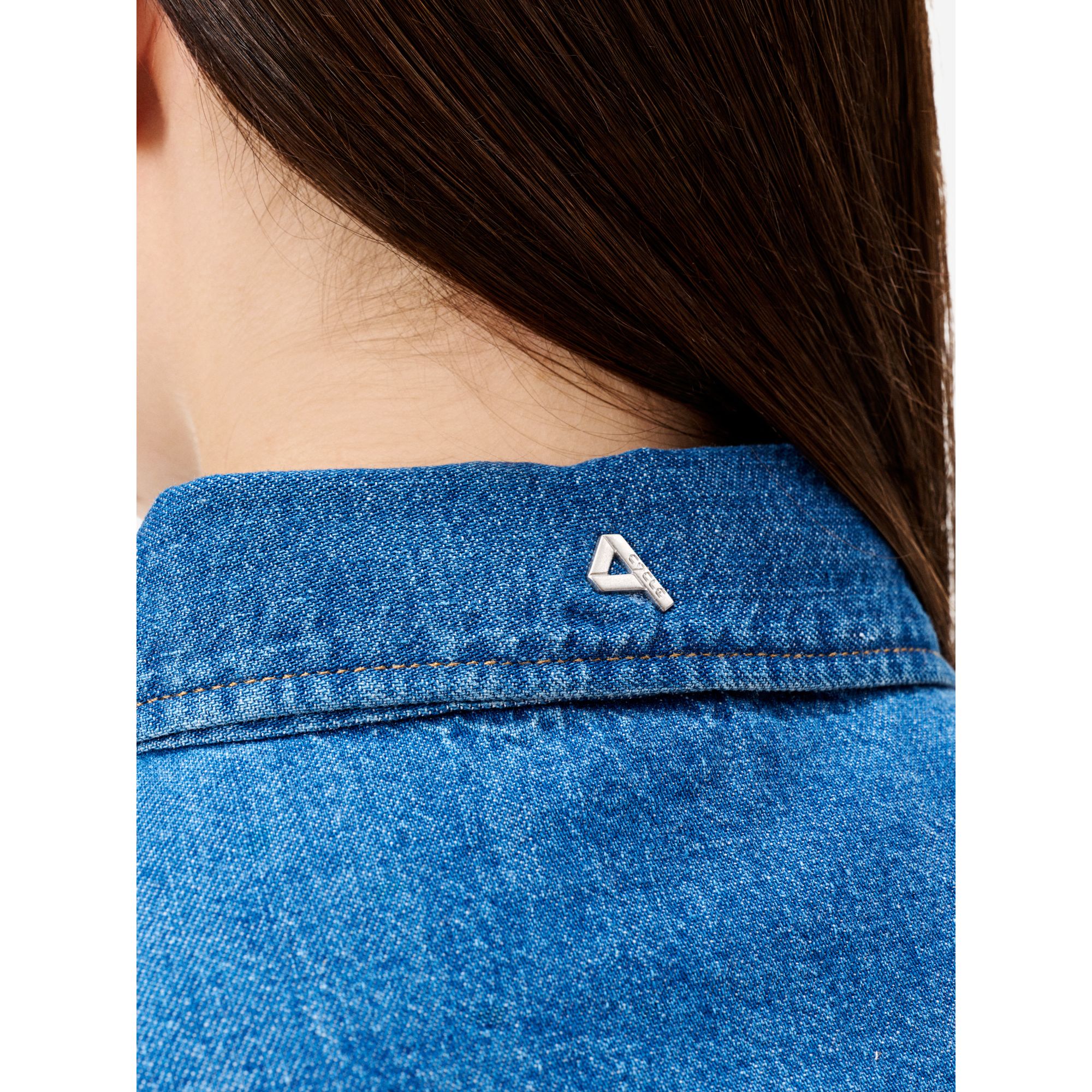 Agatha regular shirt dark enzyme stone wash