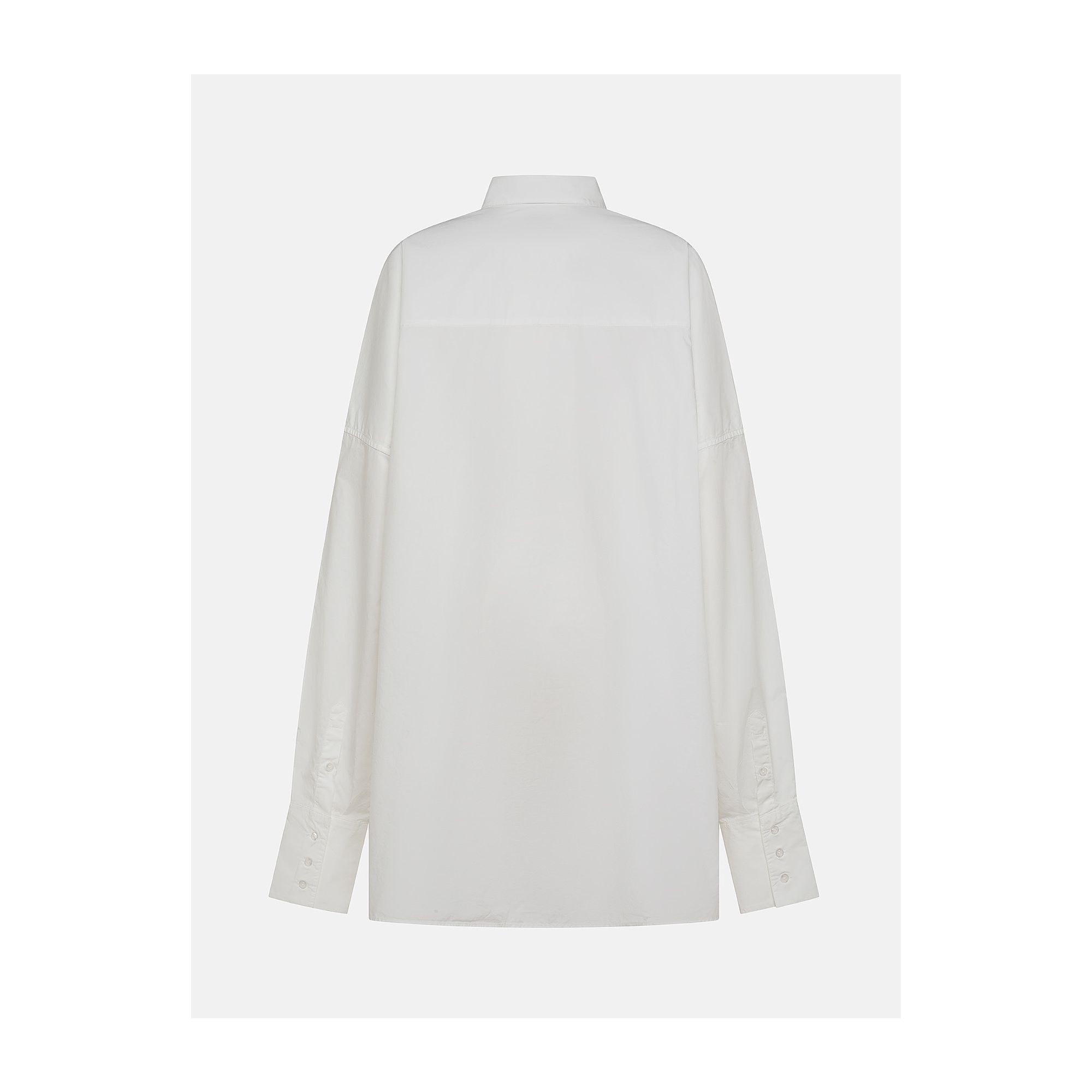 Beth embroidery over shirt rinse wash