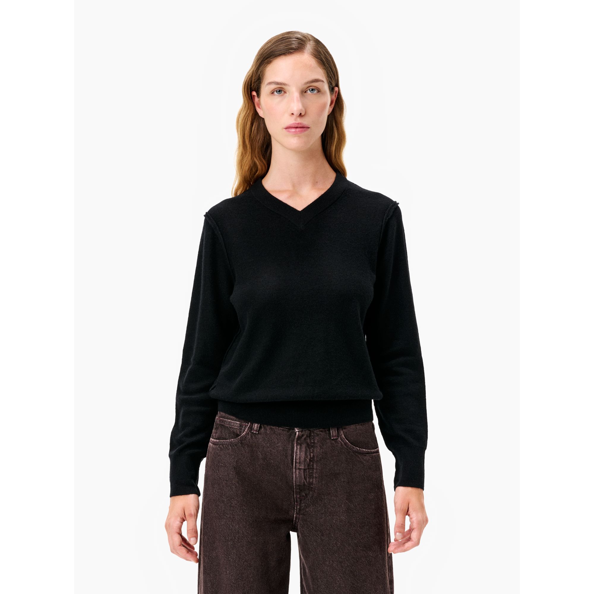 Maglia Ada in misto lana Merino nero