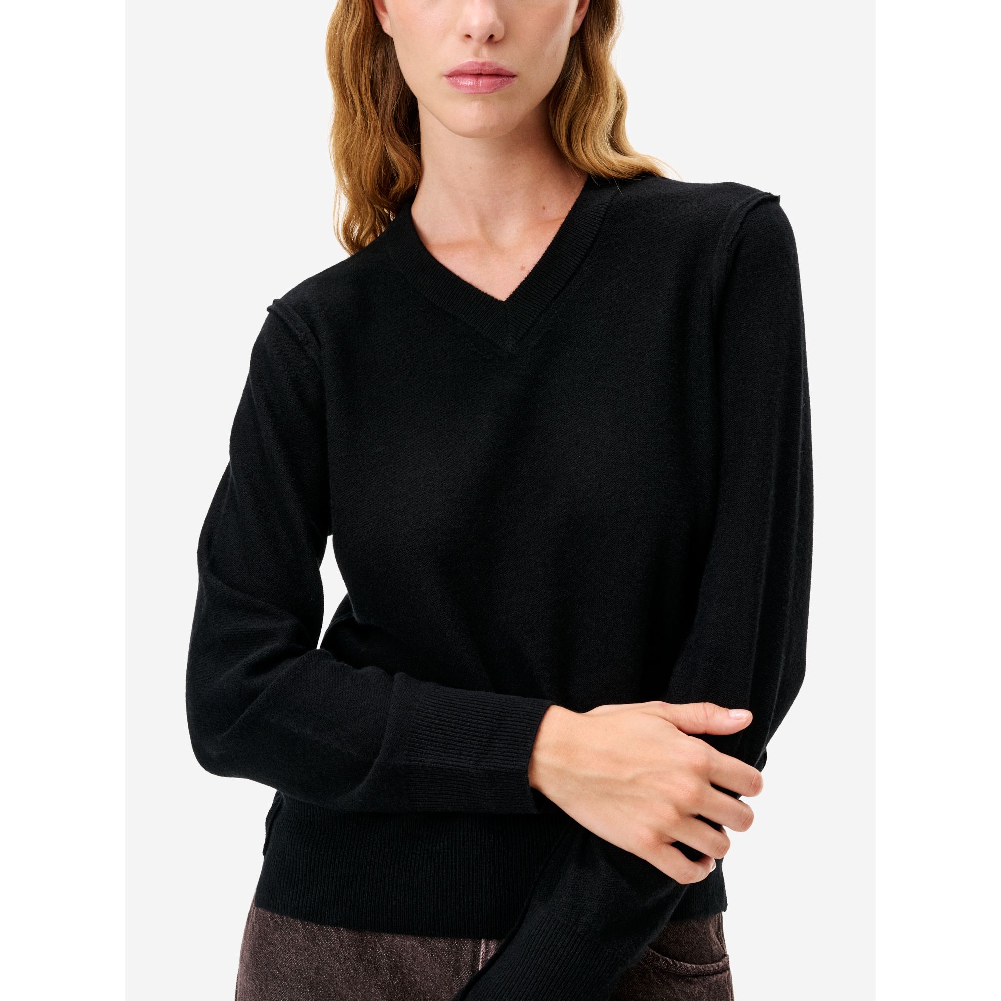 Maglia Ada in misto lana Merino nero