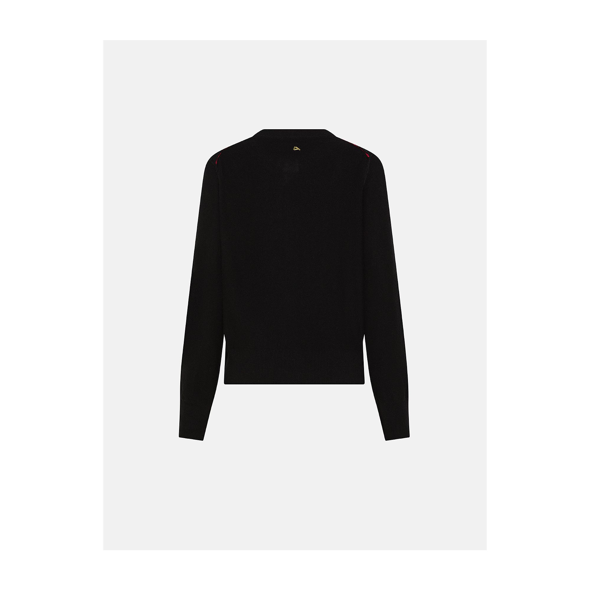 Black merino wool-blend Aria cardigan