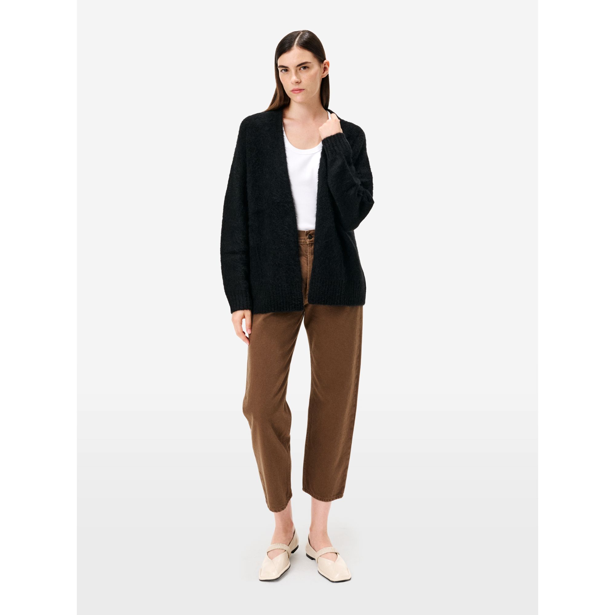 Black alpaca-blend Amazing Bice cardigan