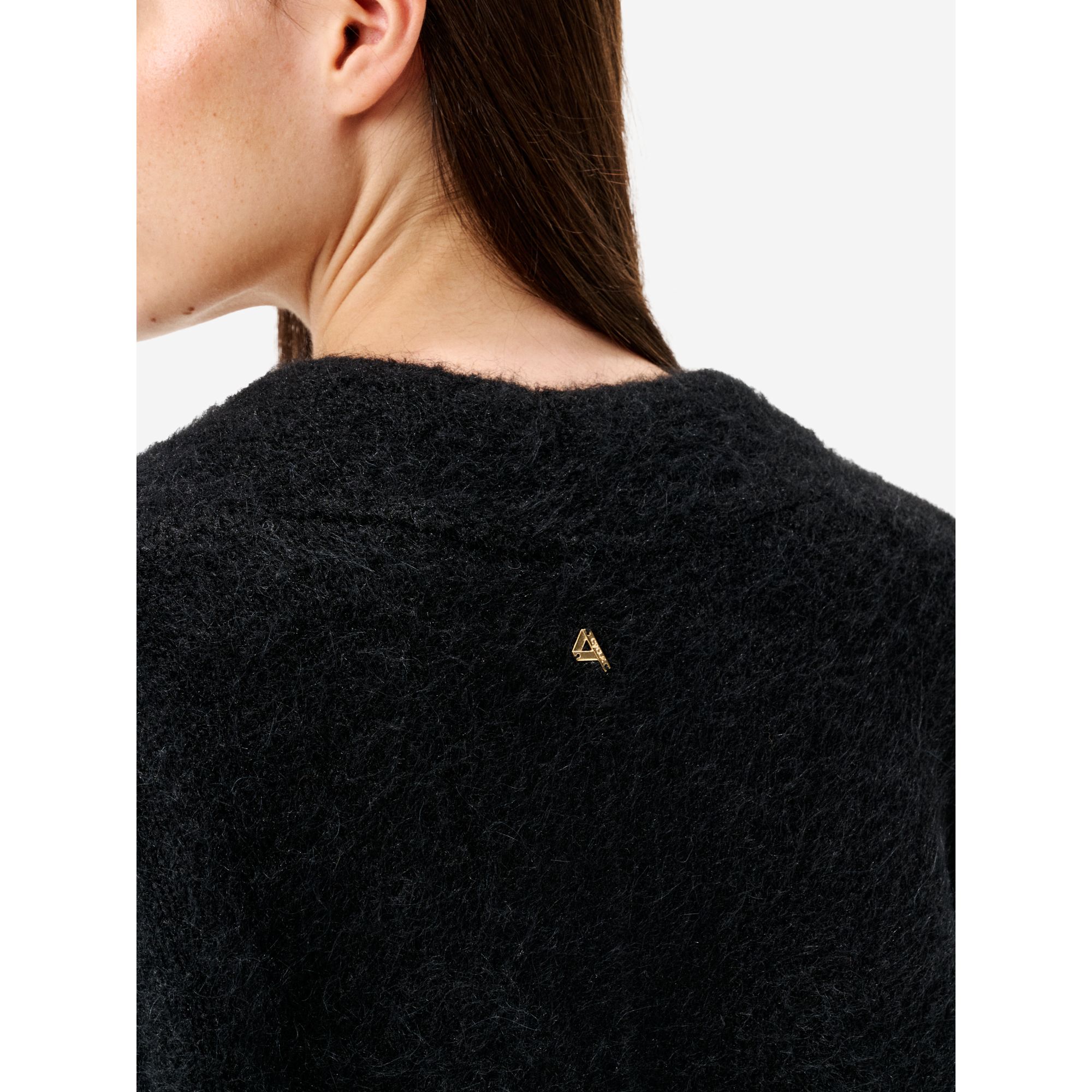Black alpaca-blend Amazing Bice cardigan