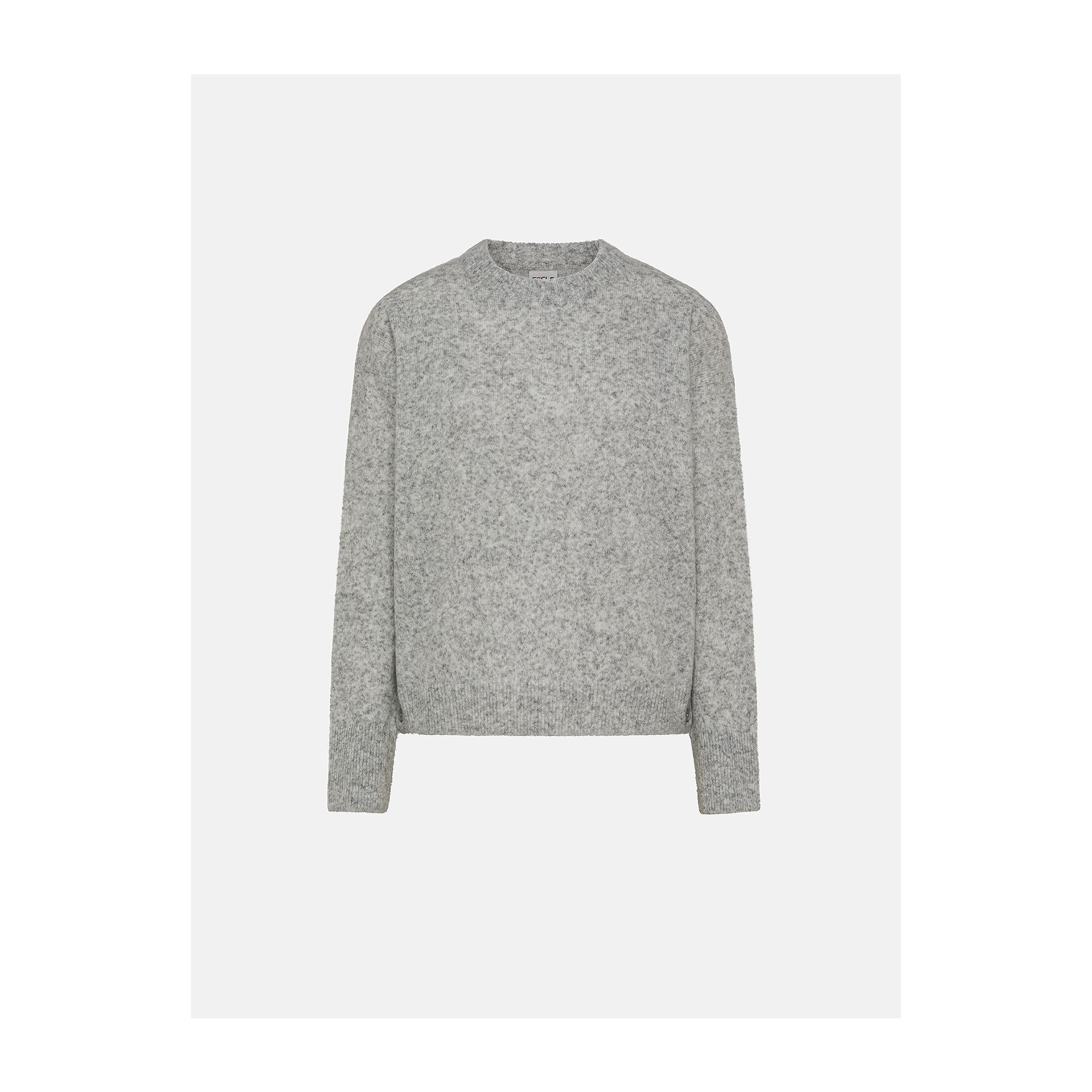 Light grey alpaca-blend Egle jumper