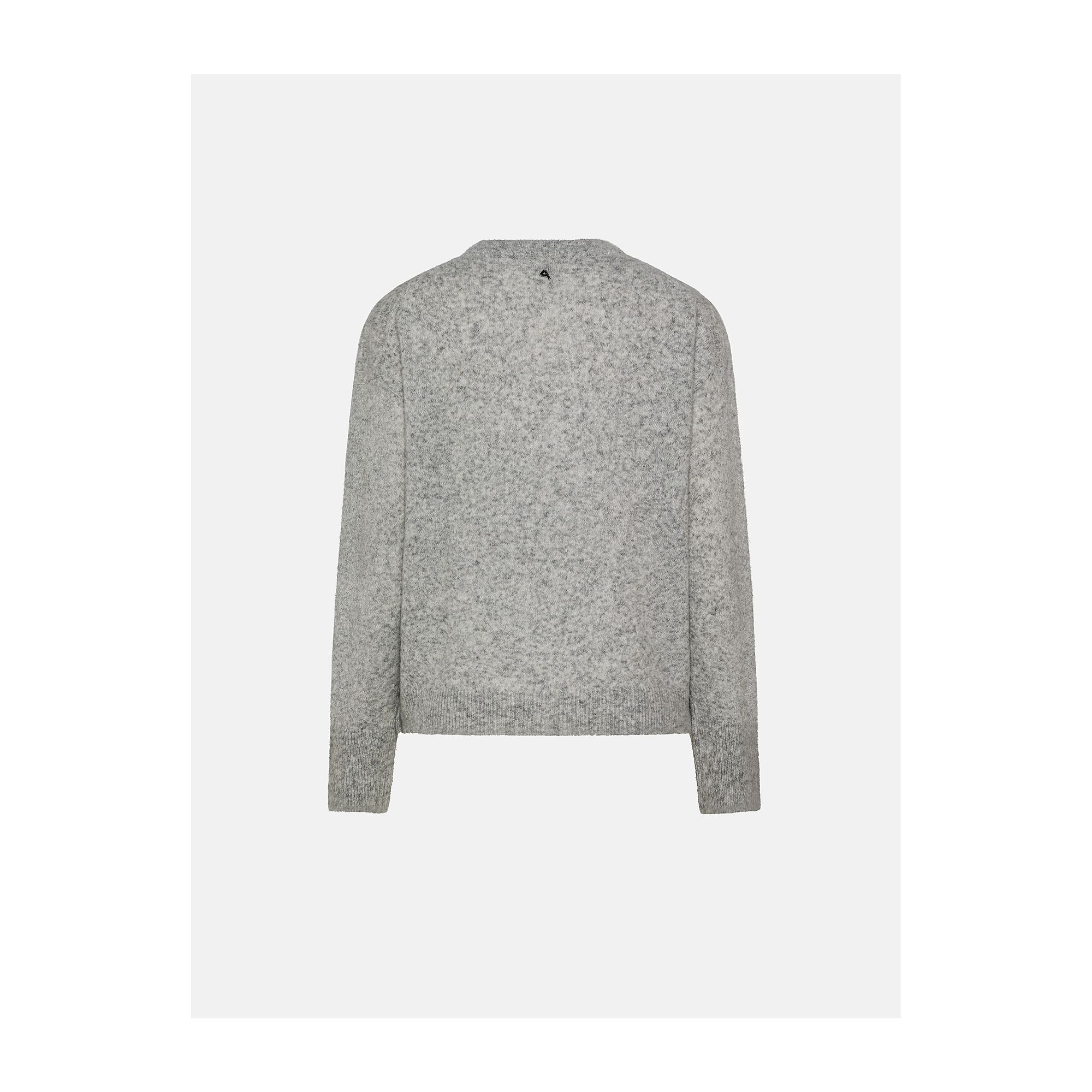 Light grey alpaca-blend Egle jumper