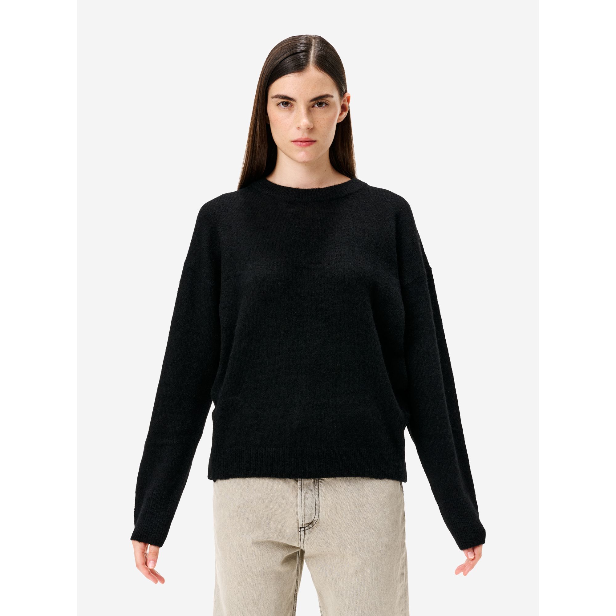 Black alpaca-blend Egle jumper