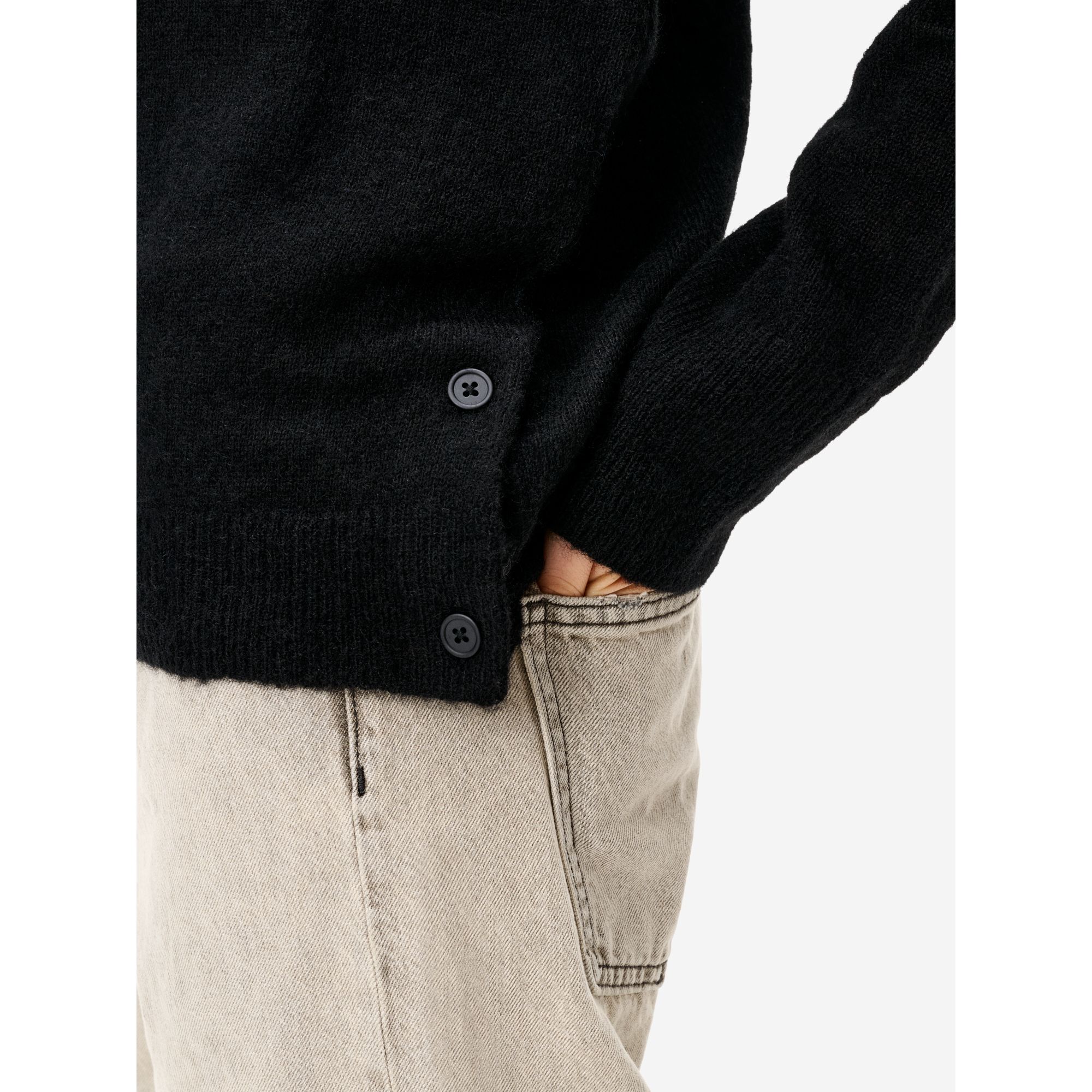 Black alpaca-blend Egle jumper