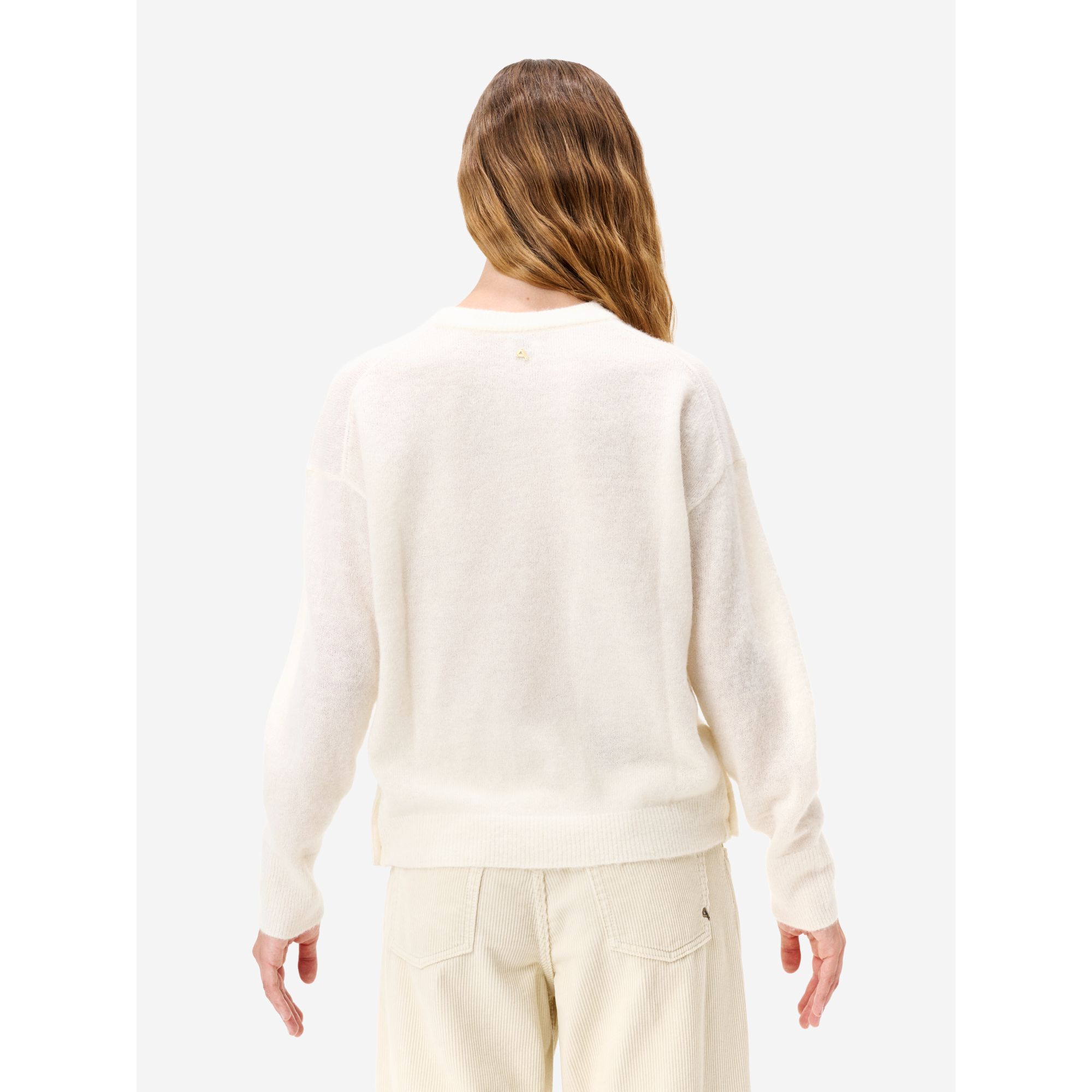 Off white alpaca-blend Egle jumper