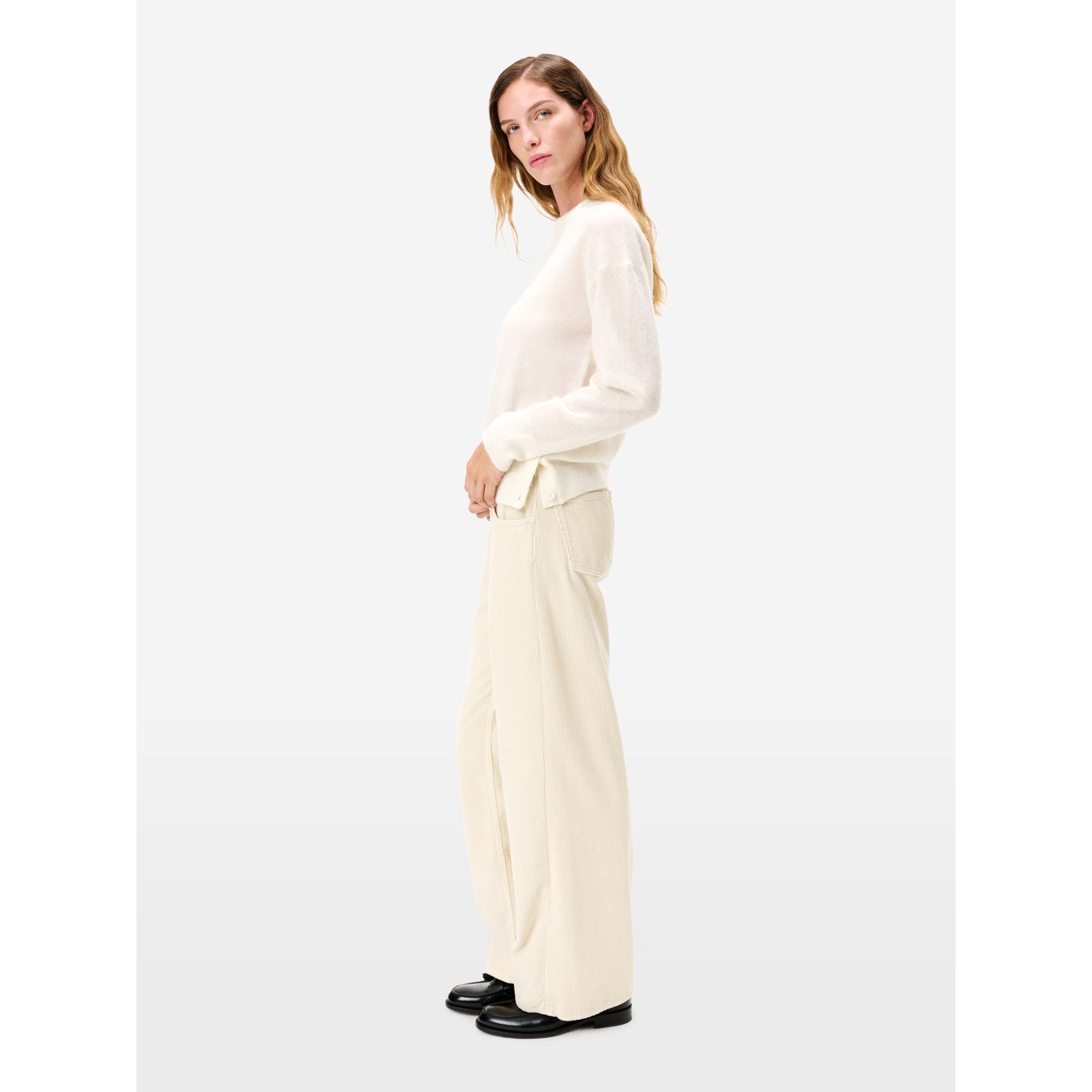 Off white alpaca-blend Egle jumper