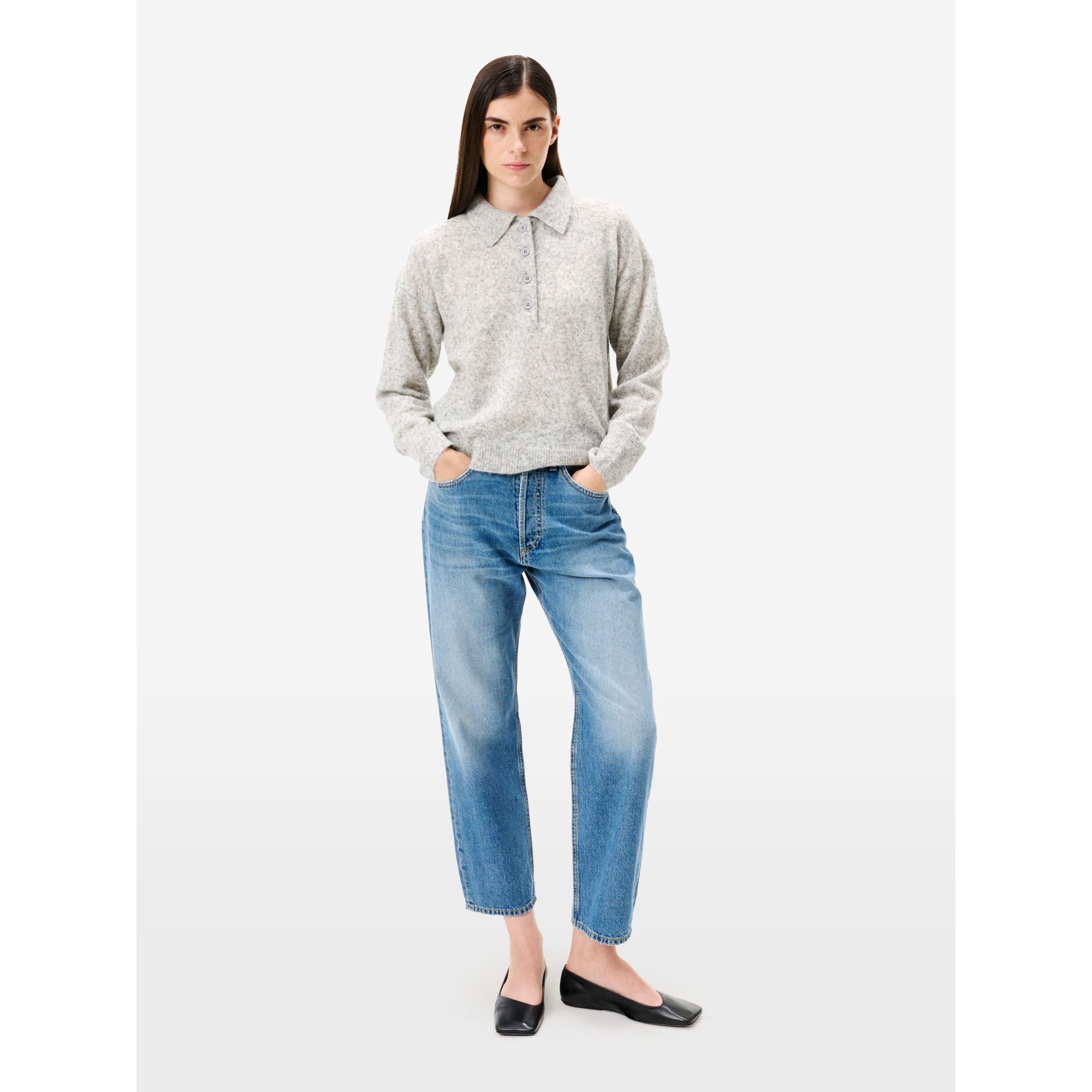 Maia polo l/s alpaca