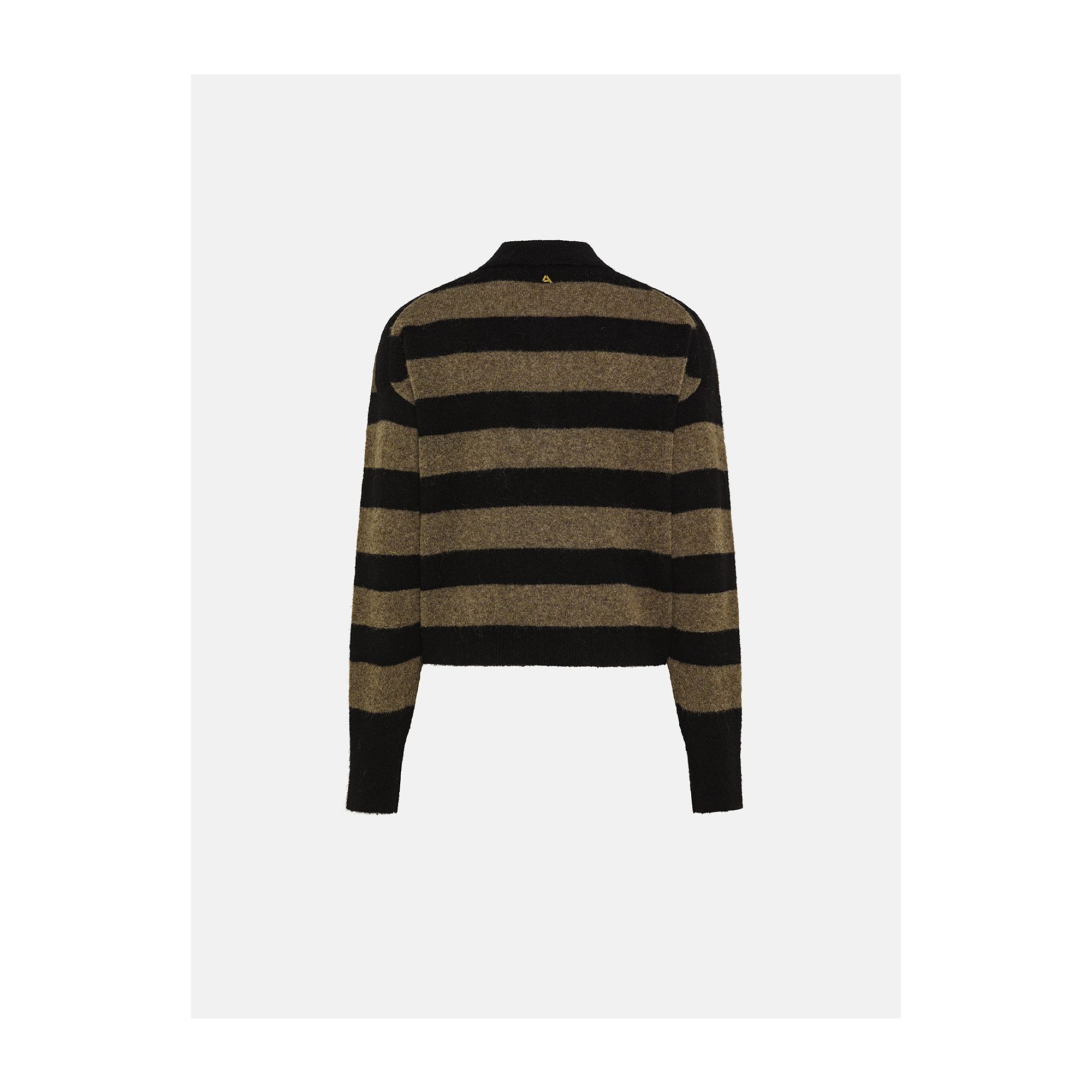 Vera polo stripes l/s alpaca