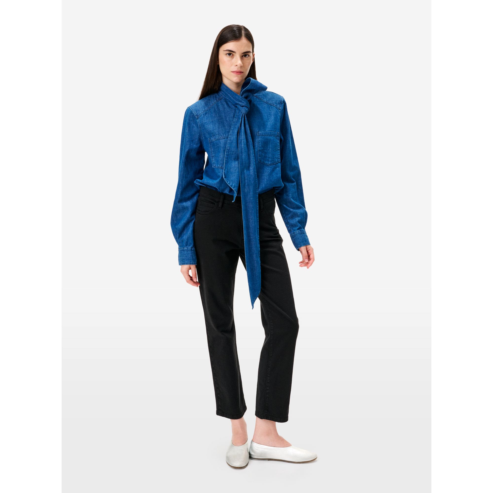 Francy slim fit mid rise straight leg direct dyed
