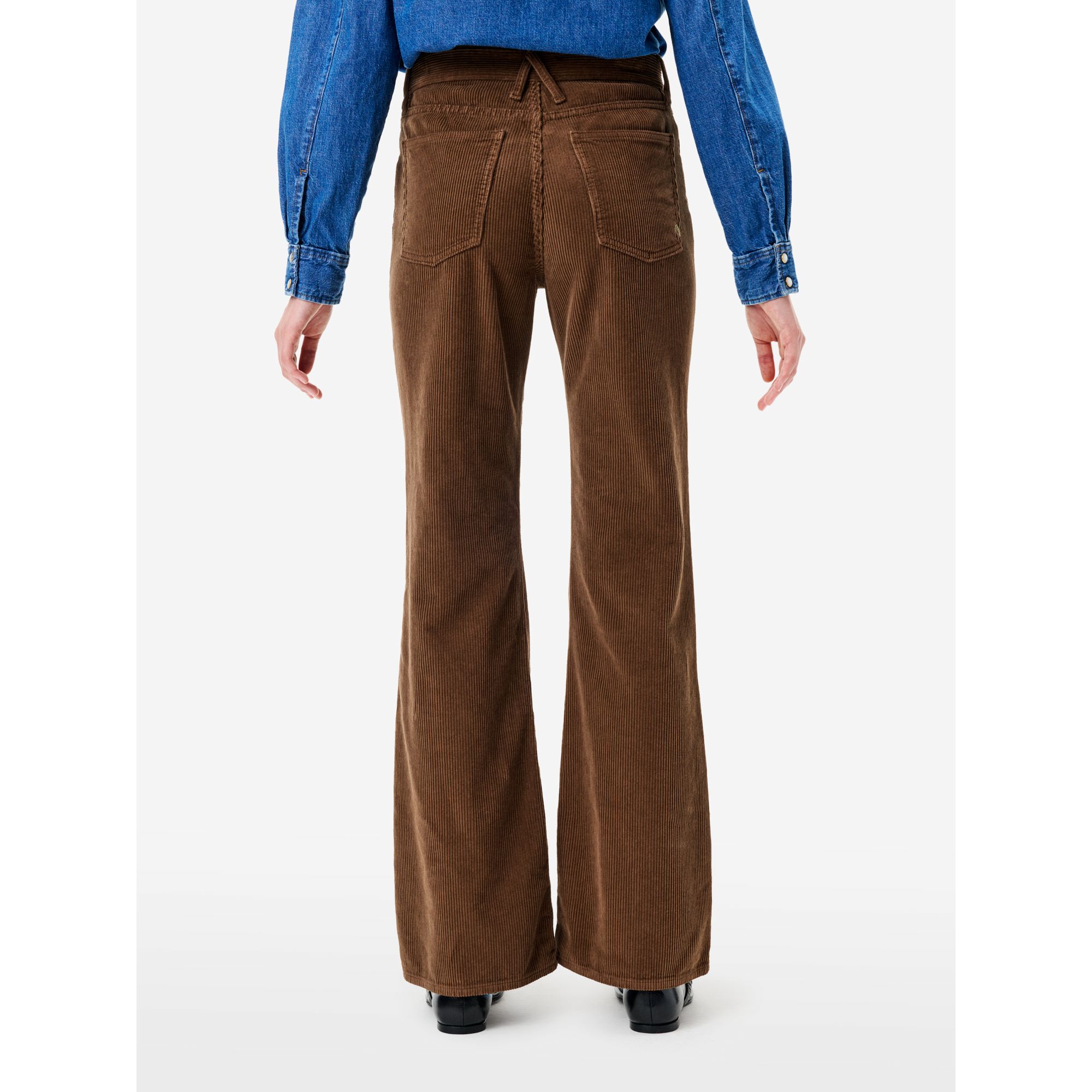 Anya bootcut mid rise direct dyed