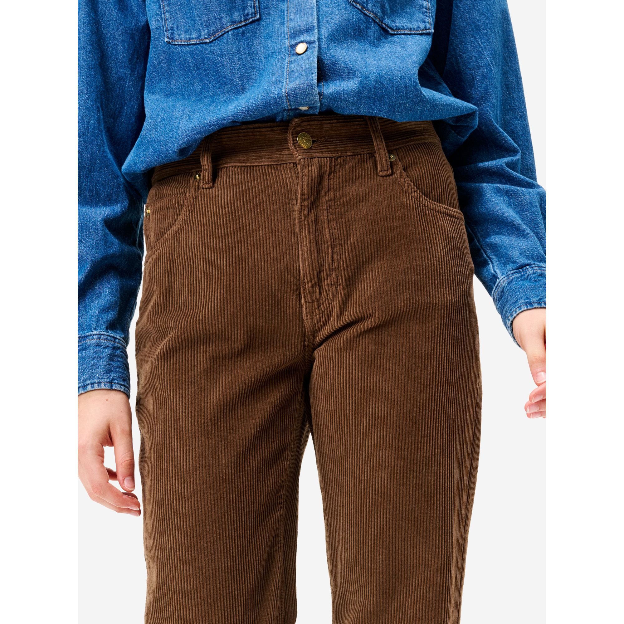 Anya bootcut mid rise direct dyed